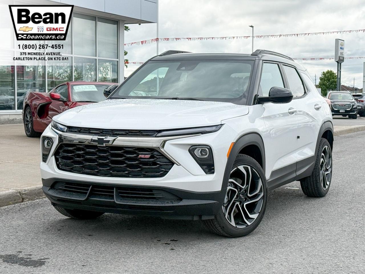 New 2026 Chevrolet TrailBlazer RS 1.3L 3 CYL WITH REMOTE START/ENTRY, HEATED SEATS, HEATED STEERING WHEEL, HD REAR VISION CAMERA, APPLE CARPLAY AND ANDROID AUTO for sale in Carleton Place, ON