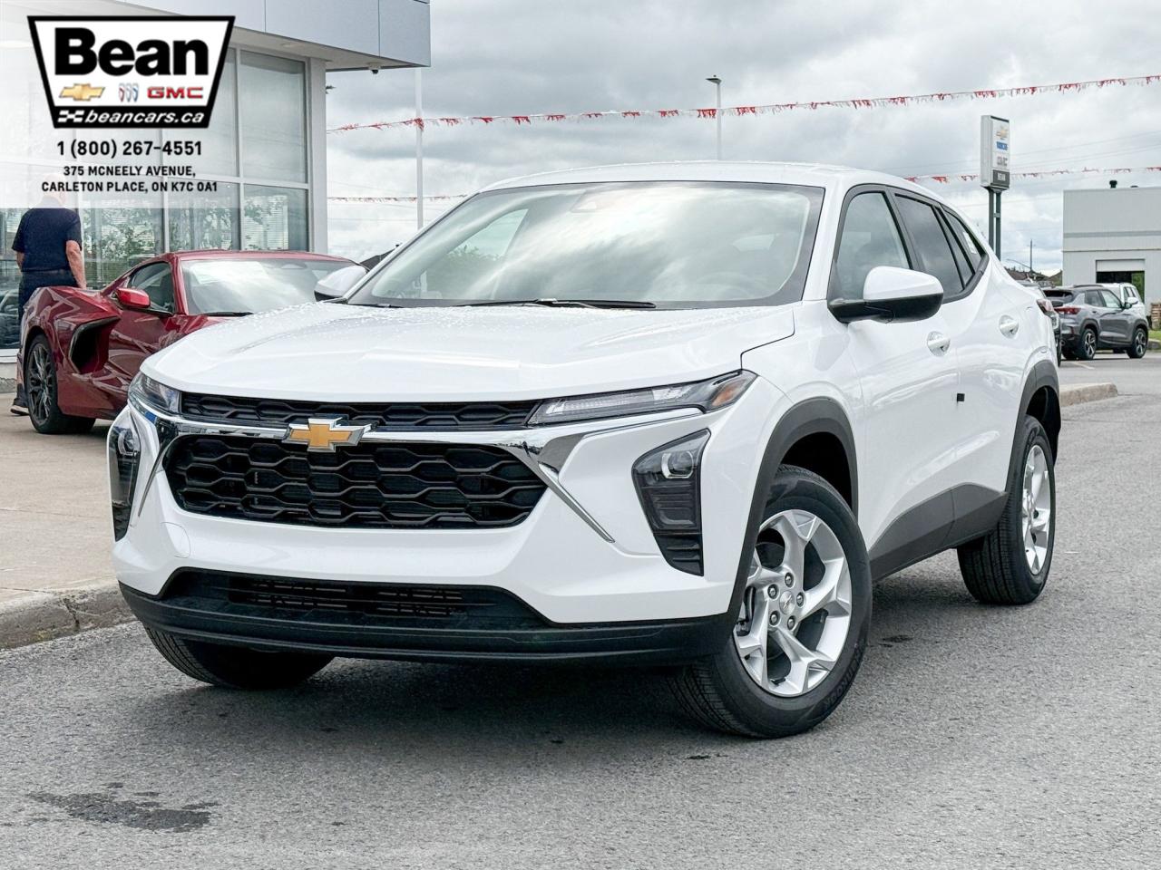 New 2025 Chevrolet Trax LS 1.2L 3 CYL WITH REMOTE START/ENTRY, HEATED SEATS, CRUISE CONTROL, HD REAR VISION CAMERA, APPLE CARPLAY AND ANDROID AUTO for sale in Carleton Place, ON