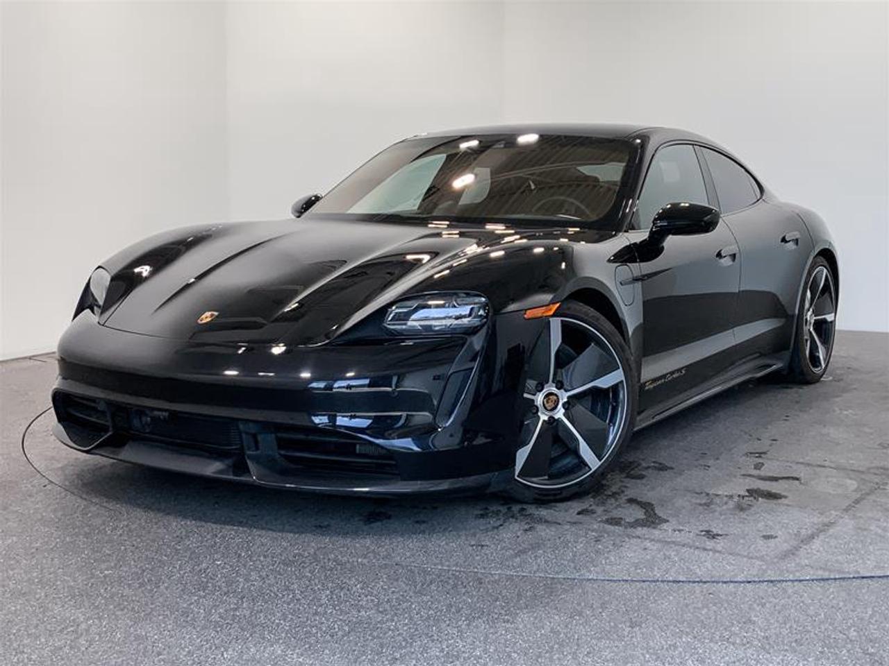 This Beautiful Porsche Certified Pre Owned 2020 Taycan Turbo S has been brought up to Porsche standards with New Tires, 2 year service completed including brake lubrication. Limited time Porsche Financial Services Lease for 12 Months with $5600 down providing an $1300 monthly payment plus taxes / Ask for more detail about Lease (Subject to approval) This 2020 Porsche Taycan Turbo S comes in Jet Black Metallic with a Black Leather Interior! This EV is Highly Equipped with the Premium Package, Porsche Ceramic Composite Brakes w/ Gloss Black Calipers, Surround View Camera System, Adaptive Cruise Control, Passenger Display, Lane Change Assist, Seat Ventilation (Front), Fixed Panoramic Roof, Heat and Noise Insulating Glass, Ionizer and much more! This vehicle is a Porsche Approved Certified Pre-Owned Vehicle: 2 extra years of unlimited mileage warranty plus an additional 2 years of Porsche Roadside Assistance. All CPO vehicles have passed our rigorous 111-point check and reconditioned with 100% genuine Porsche parts. No Reported Accidents or Claims! We Accept All Trade-Ins and Buy-Ins!! For more details or to schedule a test drive with one of our highly trained sales executives please call or send a website enquiry now before it is gone. Porsche Center Langley has won the prestigious Porsche Premier Dealer Award eight years in a row. We are centrally located just a short distance from Highway 1 in beautiful Langley, British Columbia. Our hope is to have you driving your dream vehicle soon. Please note that additional fees, including a $599 documentation fee & a $690 dealer prep fee, apply to all pre-owned vehicles Dealer #40136