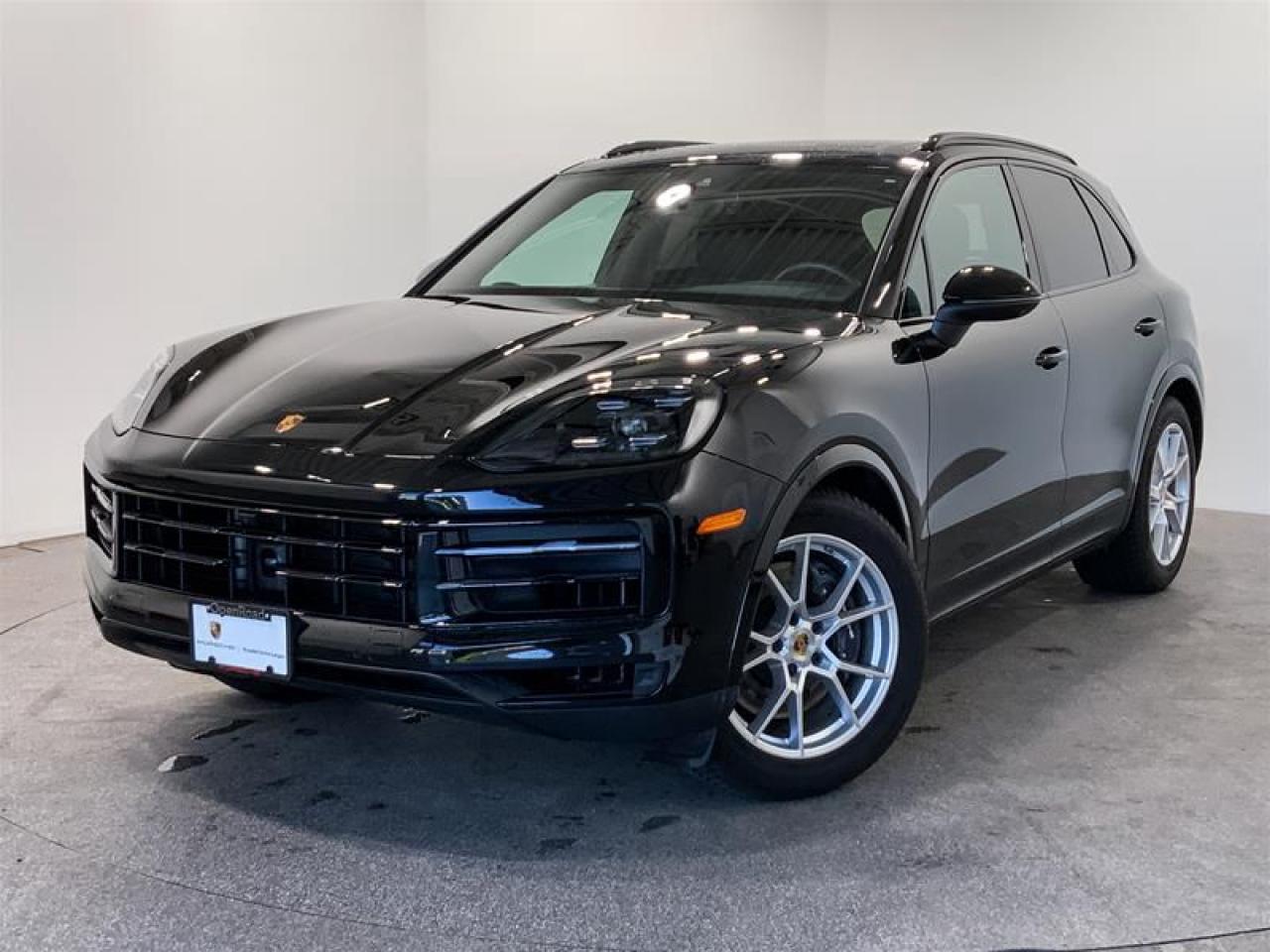 This Vehicle is Highly Equipped with the Premium Package, Adaptive Air Suspension with PASM, Panoramic Roof System, Surround View Camera, Adaptive Cruise Control, Front & Rear Heated Seats, Front Ventilated Seats, BOSE Surround Sound System, Heated GT Sport Steering Wheel in Leather, Exterior Package in Gloss Black, Ambient Lighting, and much more!  This 2024 Porsche Cayenne AWD comes in Chromite Black Metallic with a Standard Black Interior!  This Vehicle has No Reported Accidents or Claims!  This vehicle is a Porsche Approved Certified Pre-Owned Vehicle: 2 extra years of unlimited mileage warranty plus an additional 2 years of Porsche Roadside Assistance. All CPO vehicles have passed our rigorous 111-point check and reconditioned with 100% genuine Porsche parts.  We Accept All Trade-Ins and Buy-Ins!!  For more details or to schedule a test drive with one of our highly trained sales executives please call or send a website enquiry now before it is gone. 604-530-8911.  Porsche Center Langley has won the prestigious Porsche Premier Dealer Award eight years in a row. We are centrally located just a short distance from Highway 1 in beautiful Langley, British Columbia. Our hope is to have you driving your dream vehicle soon.  Please note that additional fees, including a $599 documentation fee & a $690 dealer prep fee, apply to all pre-owned vehicles.  Dealer #40136