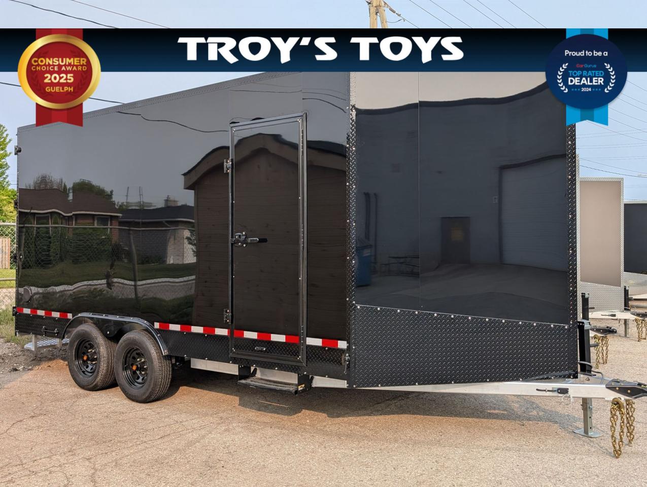 2025 Canadian Trailer Company 8.5X16 V-Nose Cargo Trailer Aluminum Tandem Axle