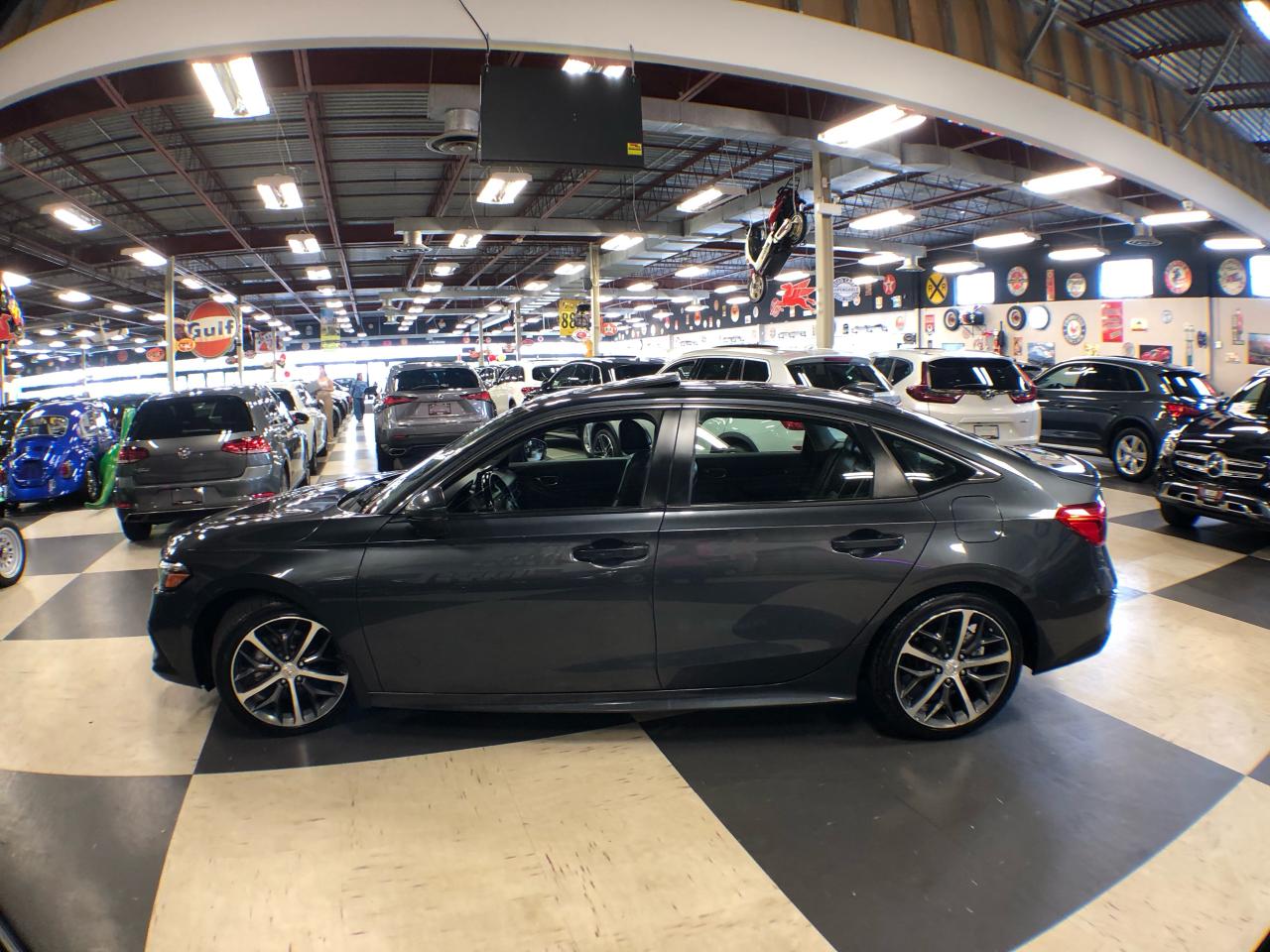 2022 Honda Civic TOURING AUT0 NAVI LEATHER SUNROOF CAMERA B/SPOT Photo3