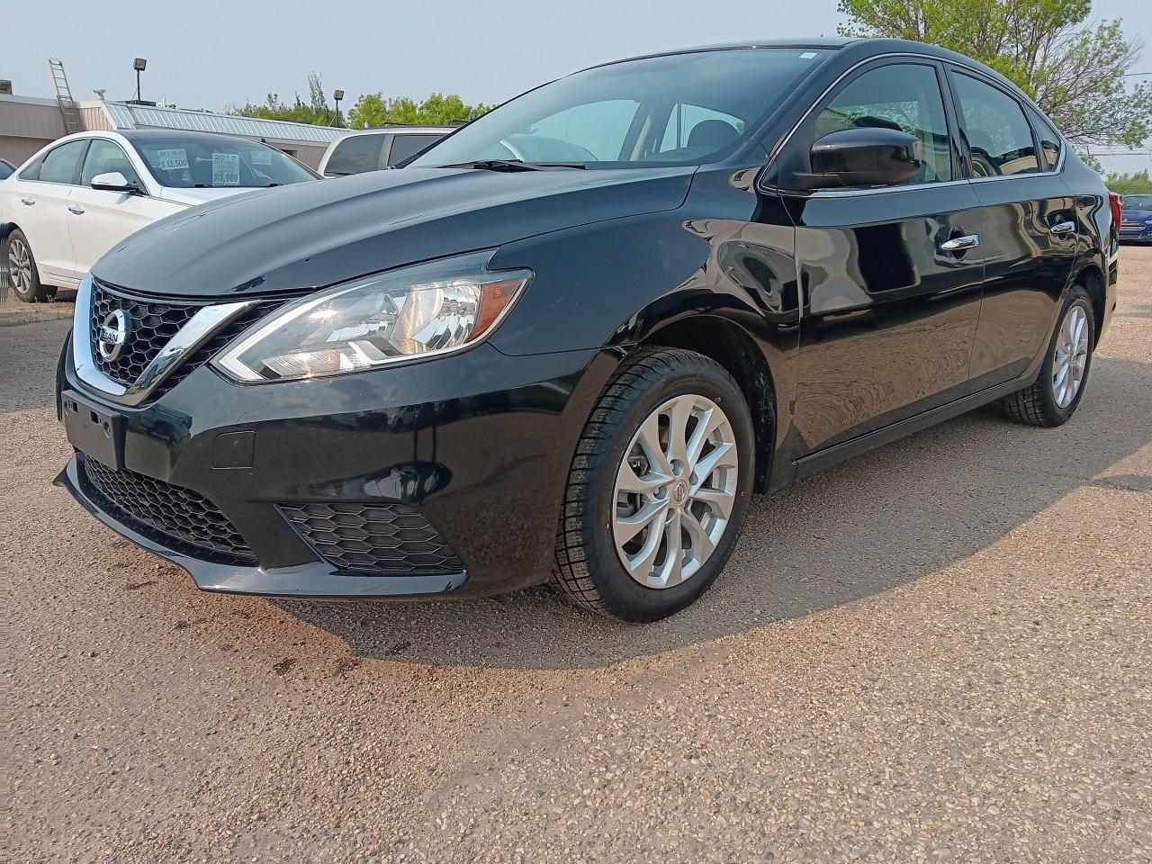 Used 2017 Nissan Sentra SV Automatic, Sunroof, Htd Seats, BU Cam for sale in Edmonton, AB