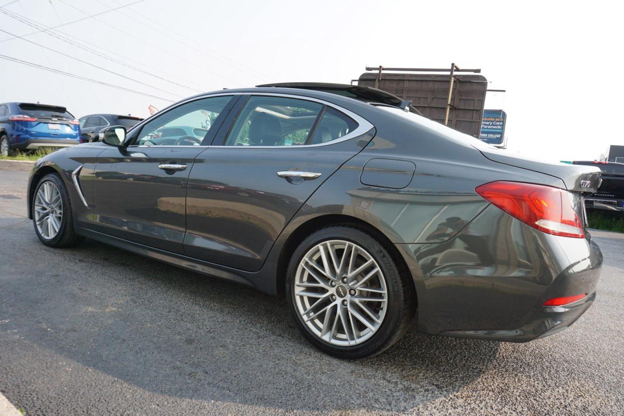 2021 Genesis G70 2.0T ELITE HTRAC AWD CERTIFIED CAMERA NAV BLUETOOTH LEATHER HEAT/COOL SUNROOF CRUISE ALLOYS - Photo #4