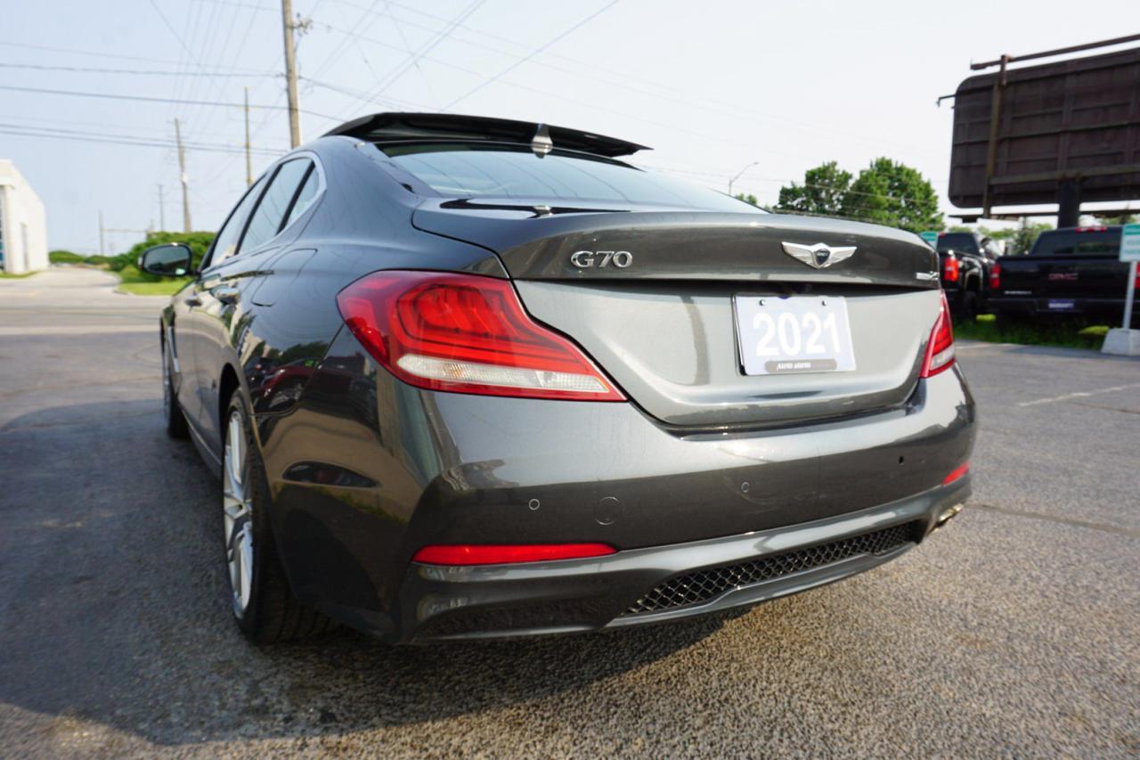 2021 Genesis G70 2.0T ELITE HTRAC AWD CERTIFIED CAMERA NAV BLUETOOTH LEATHER HEAT/COOL SUNROOF CRUISE ALLOYS - Photo #5