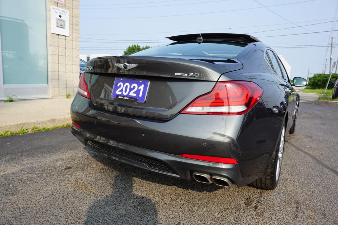 2021 Genesis G70 2.0T ELITE HTRAC AWD CERTIFIED CAMERA NAV BLUETOOTH LEATHER HEAT/COOL SUNROOF CRUISE ALLOYS - Photo #6
