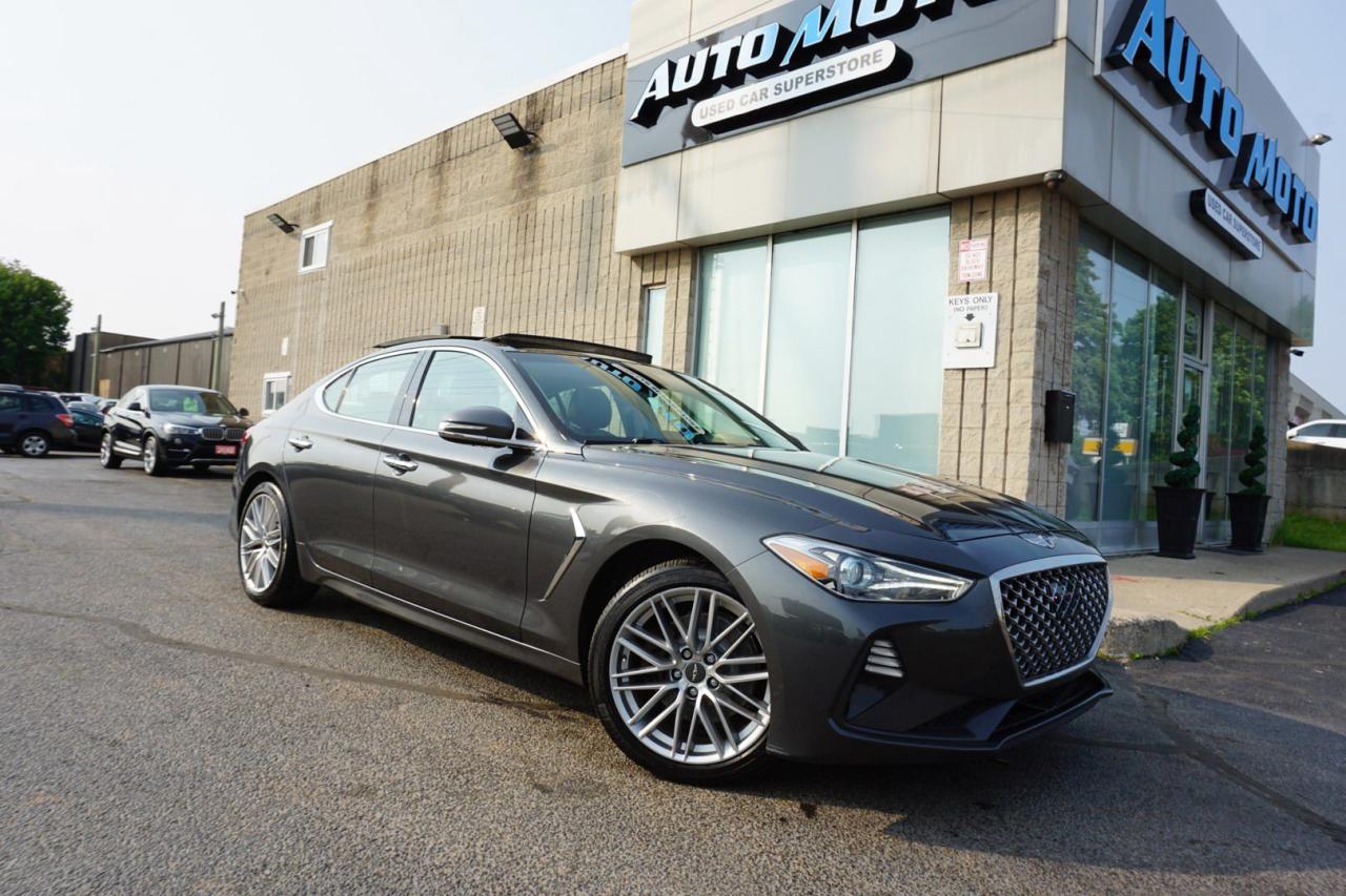 2021 Genesis G70 2.0T ELITE HTRAC AWD CERTIFIED CAMERA NAV BLUETOOTH LEATHER HEAT/COOL SUNROOF CRUISE ALLOYS - Photo #8