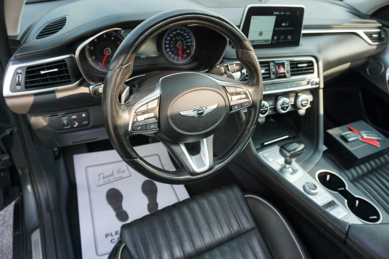 2021 Genesis G70 2.0T ELITE HTRAC AWD CERTIFIED CAMERA NAV BLUETOOTH LEATHER HEAT/COOL SUNROOF CRUISE ALLOYS - Photo #9