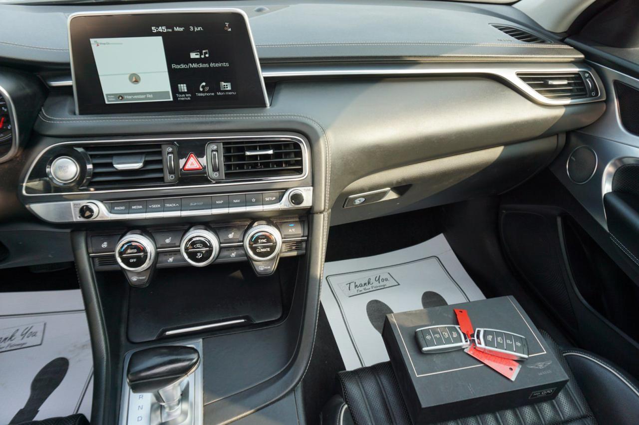 2021 Genesis G70 2.0T ELITE HTRAC AWD CERTIFIED CAMERA NAV BLUETOOTH LEATHER HEAT/COOL SUNROOF CRUISE ALLOYS - Photo #11