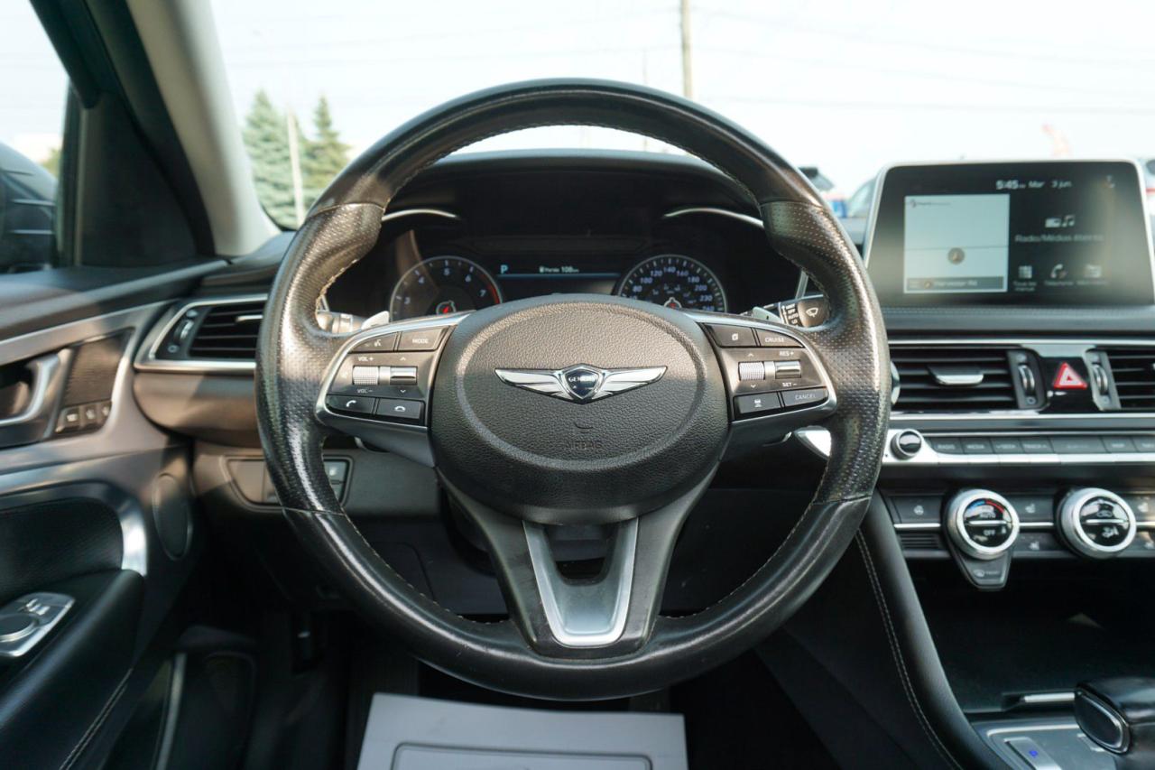 2021 Genesis G70 2.0T ELITE HTRAC AWD CERTIFIED CAMERA NAV BLUETOOTH LEATHER HEAT/COOL SUNROOF CRUISE ALLOYS - Photo #10