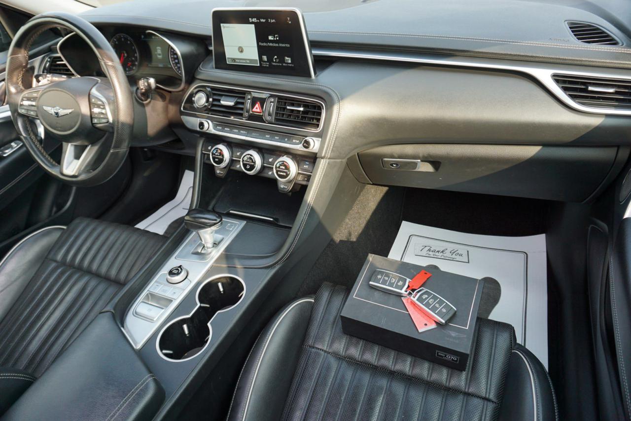 2021 Genesis G70 2.0T ELITE HTRAC AWD CERTIFIED CAMERA NAV BLUETOOTH LEATHER HEAT/COOL SUNROOF CRUISE ALLOYS - Photo #13