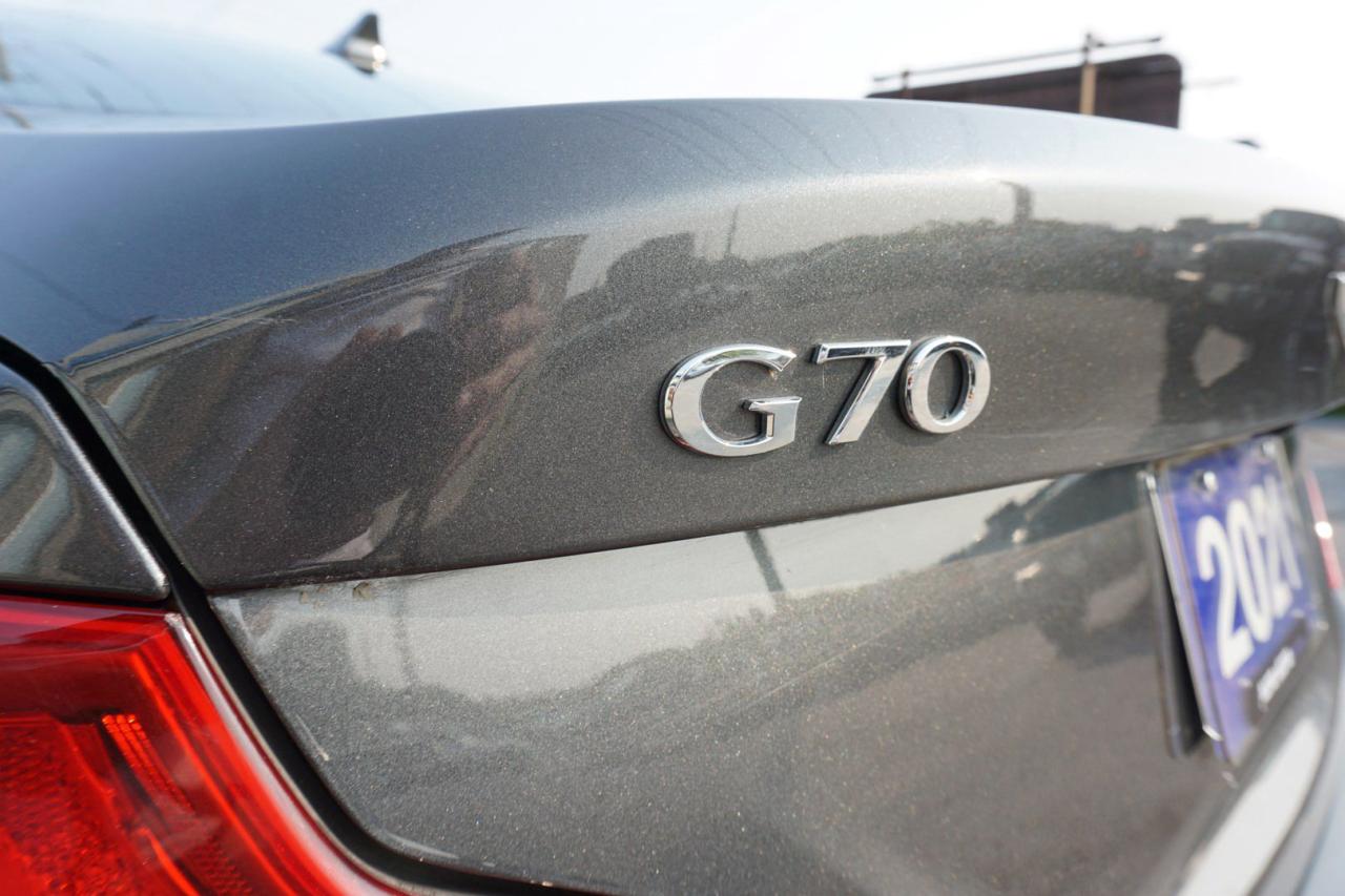 2021 Genesis G70 2.0T ELITE HTRAC AWD CERTIFIED CAMERA NAV BLUETOOTH LEATHER HEAT/COOL SUNROOF CRUISE ALLOYS - Photo #46