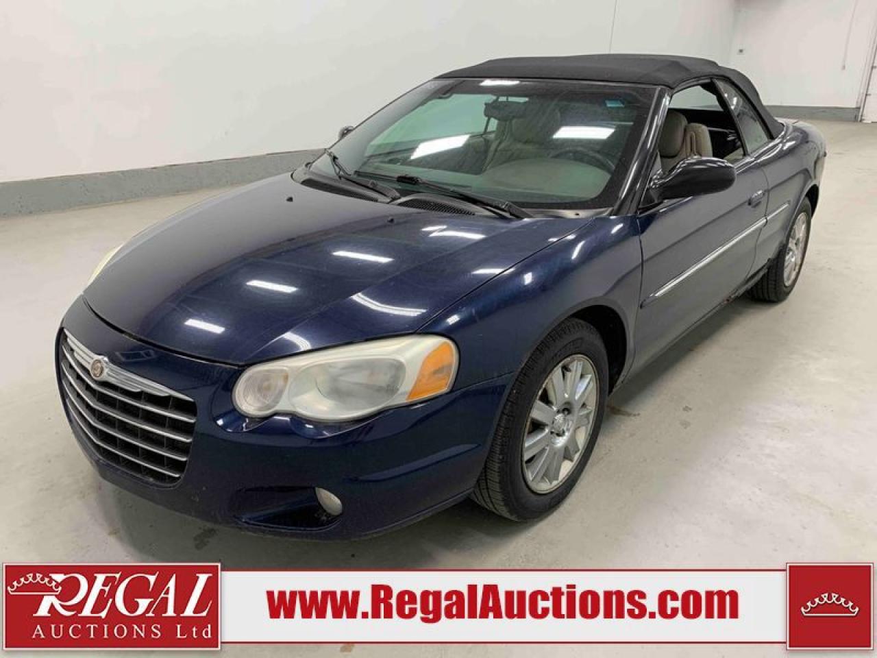 Used 2005 Chrysler Sebring Limited for sale in Calgary, AB