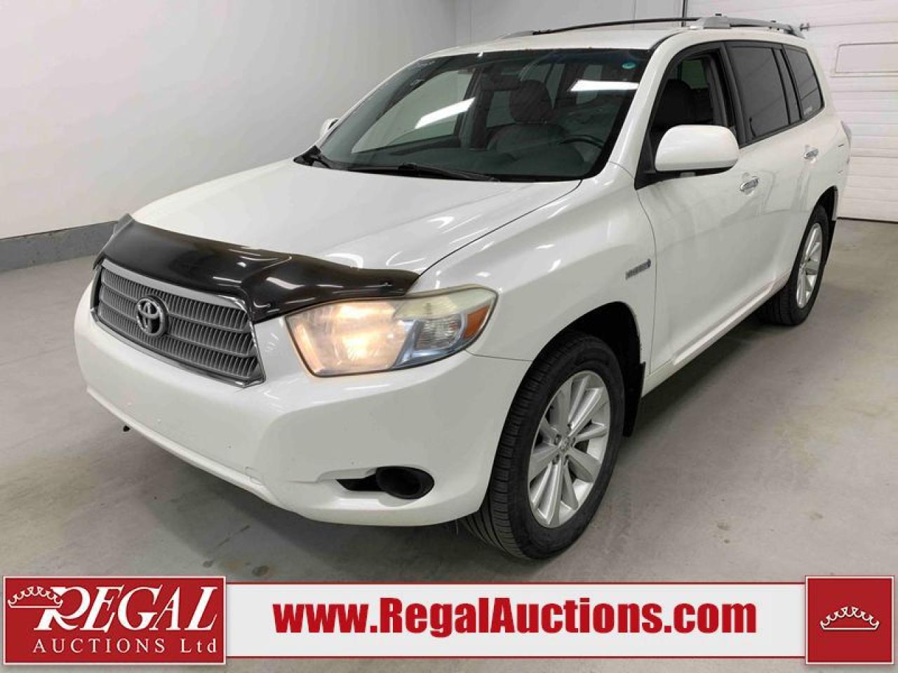 Used 2009 Toyota Highlander Hybrid Base for sale in Calgary, AB
