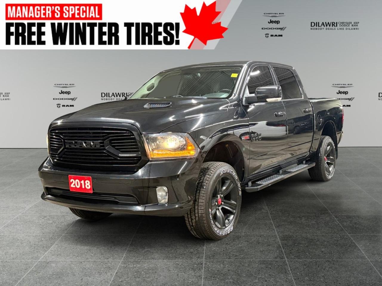 Used 2018 RAM 1500 Sport 4x4 Crew Cab 5'7 Box *Ltd Avail* for sale in Nepean, ON