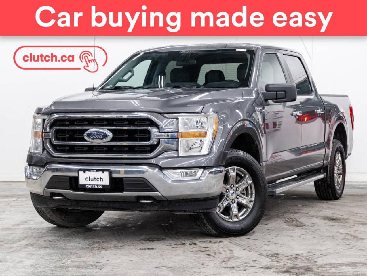 NO ACCIDENTS / CLEAN CARFAX / 1 OWNER / Bluetooth Music, Touchscreen Display, Cruise Control and more!<br> <br>Clutch is the largest online used car retailer in Canada, delivering a seamless, hassle-free car-buying experience to drivers everywhere. Shop hundreds of used cars online, get the right one delivered to your door, and enjoy peace of mind with our optional 10-Day Money-Back Guarantee. How sweet is that? To learn more, visit clutch.ca.<br> <br>The top features for this 2021 Ford F-150 include:<br> <br>Climate Control<br>Bluetooth Music<br>Touchscreen Display<br>Cruise Control<br>12V Outlet<br>Apple CarPlay<br>Android Auto<br>USB Input<br>Rear View Camera<br> <br>Seamless home delivery - Delivery to your door in a matter of days. Available on select packages.<br> <br>Try it out for 10 days - If you do not like it, we will take it back. Available on select packages. <br> <br>Quality assured - All cars go through our rigorous 210-point inspection and reconditioning process.<br> <br>Peace of mind - Optional 3-month Standard Warranty, with additional warranty options available.<br> <br>Haggle-free - No haggling or hard sells.<br> <br>100% Transparency - Full inspection reports on every car, including high-res photography and a free Carfax report.<br> <br>Listed price is for cash purchase only and does not include taxes, Shipping Fees (if applicable), Delivery Fees (if applicable), government licensing fees. 10-day Money Back Guarantee, 3-month Standard Warranty, and home delivery are available with select packages.<br> <br>Previous Provincial Registrations:<br>Ontario<br> <br>Stock # 53342