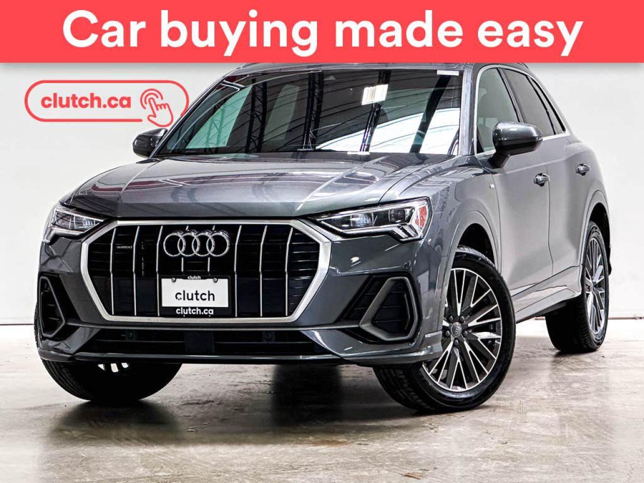 Used 2020 Audi Q3 45 Progressiv w/ Apple CarPlay, Heated Front Seats, Rearview Cam for sale in Toronto, ON