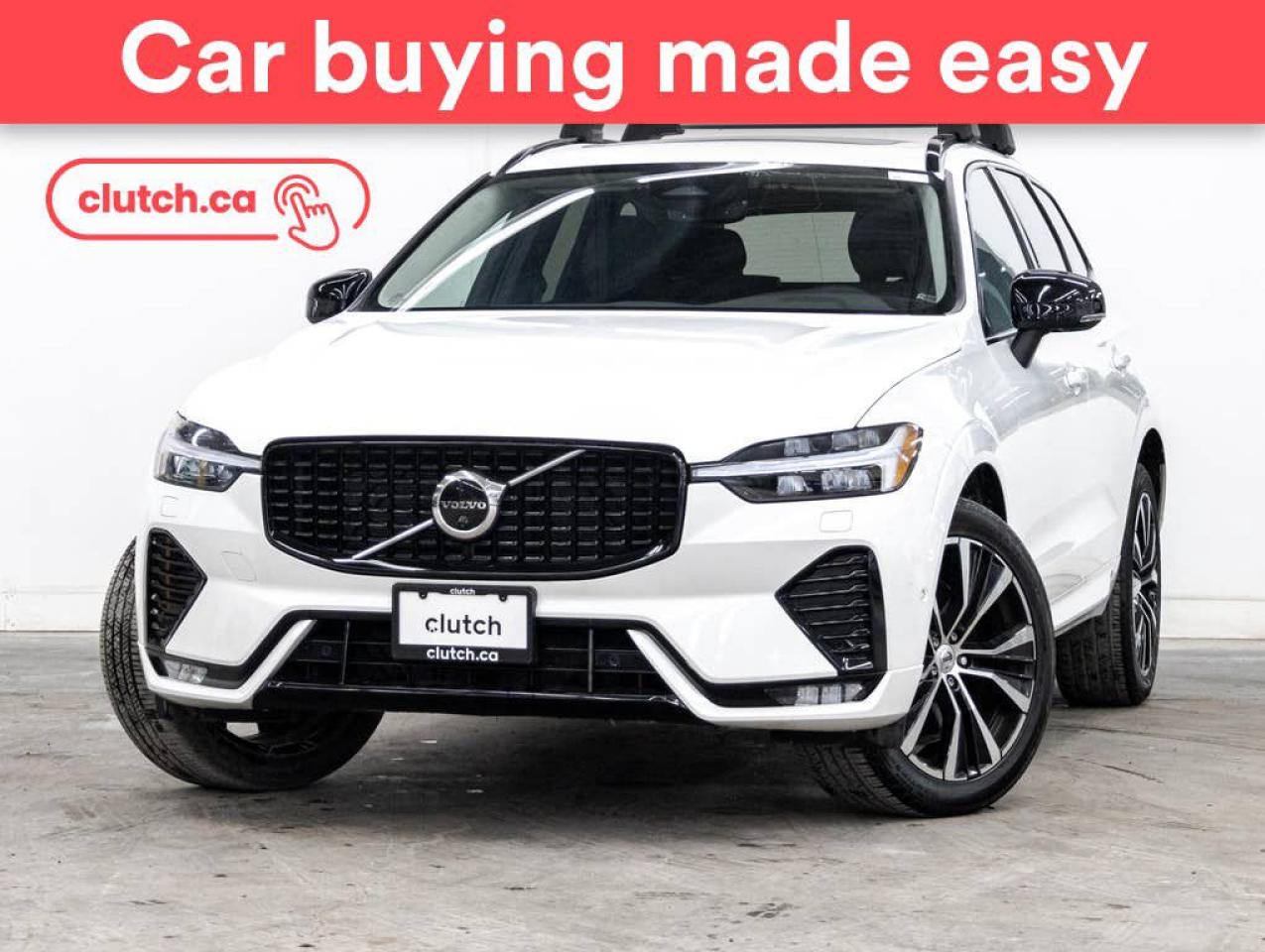 Used 2023 Volvo XC60 Plus Dark B6 AWD w/ Apple CarPlay & Android Auto, Panoramic Moonroof, 360 Cam for sale in Toronto, ON