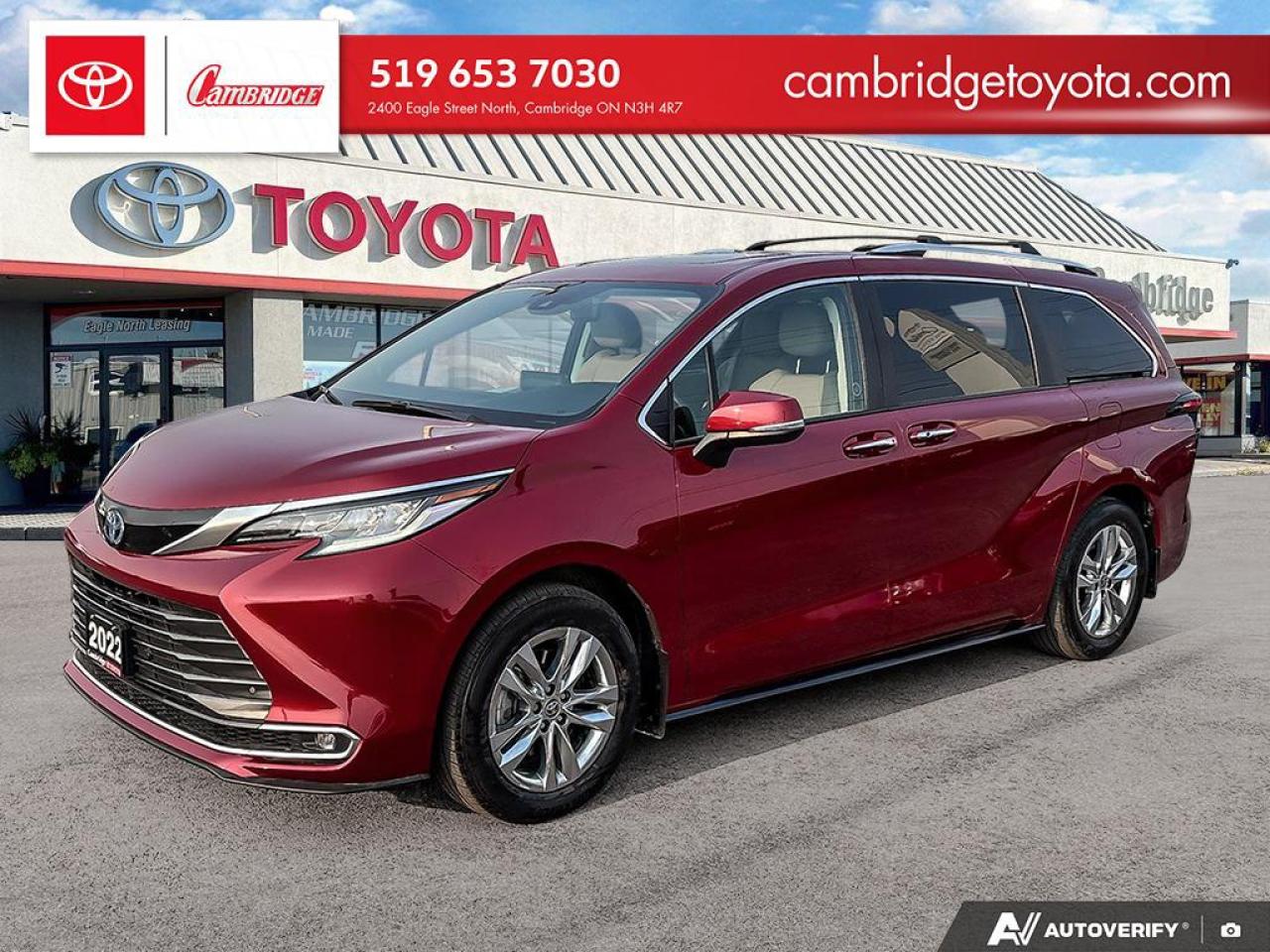 Used 2023 Toyota Sienna Limited 7-Passenger for sale in Cambridge, ON