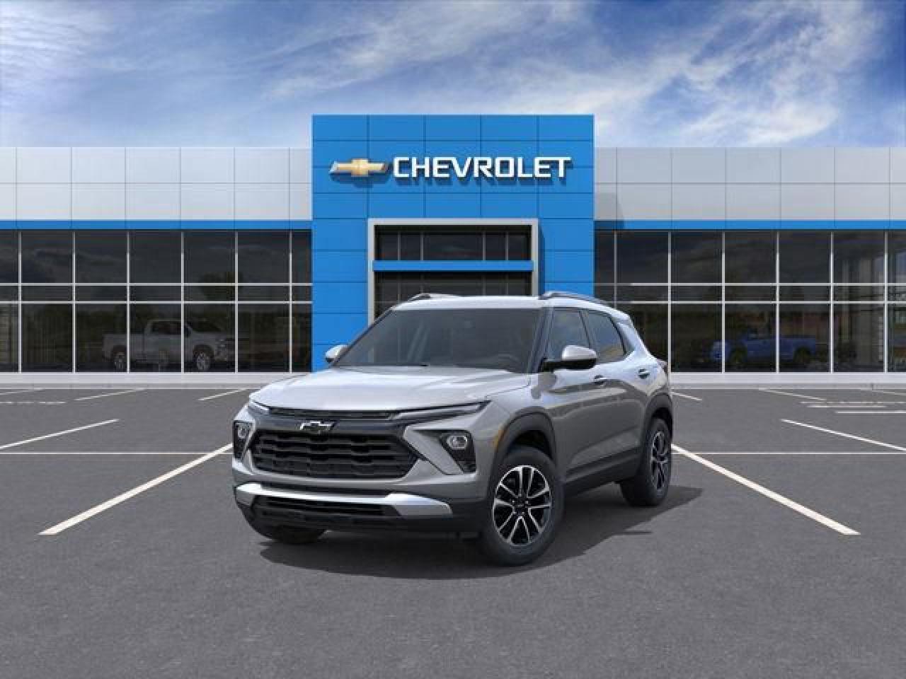 New 2026 Chevrolet TrailBlazer |ECOTEC 1.3L TURBO|, 9-SPD|BLACKOUT PKG|ALL WEATHER FLOOR LINERS (DEALER INSTALLED)|BLACK NAMEPLATE (DEALER INSTALLED)|BLACK GRILLE BAR (DEALER INSTALLED)|BLACK BOWTIES (DEALER INSTALLED)|TIRE, COMPAC for sale in Tillsonburg, ON