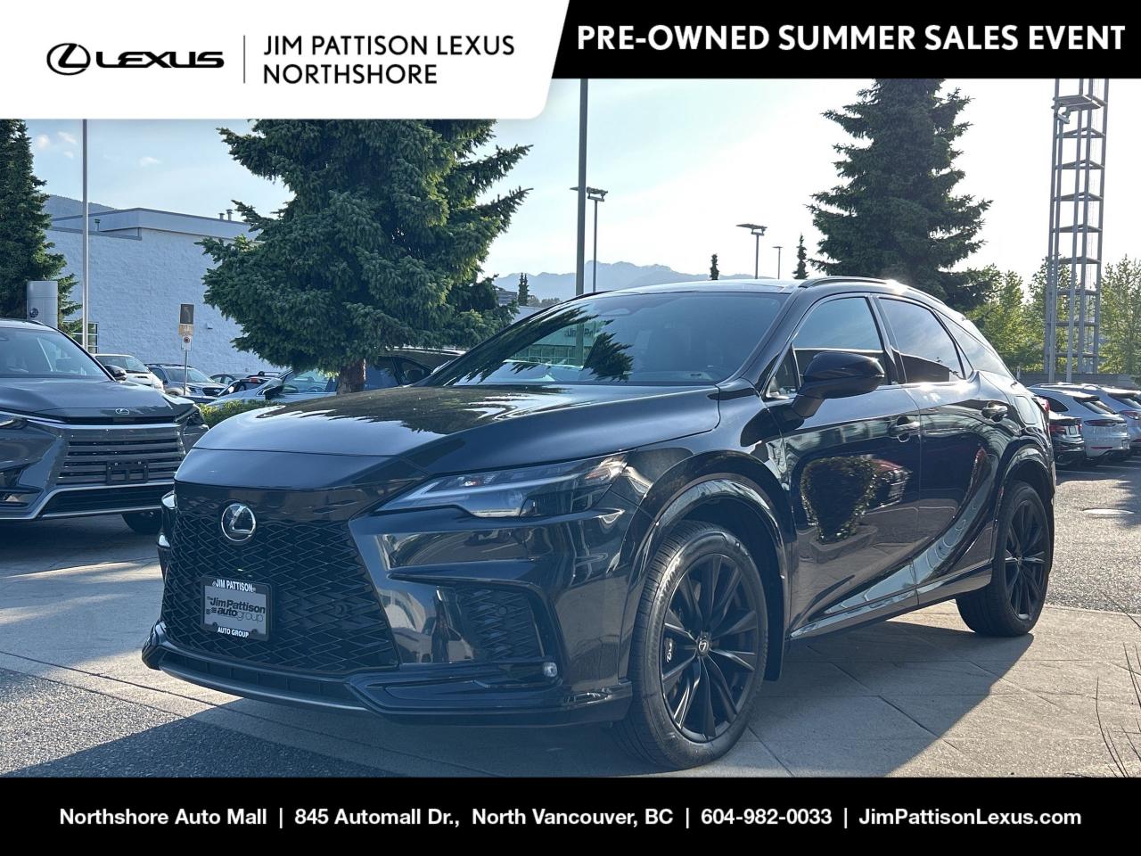 Used 2024 Lexus RX RX 500h F-Sport 2 / High Performance Hybrid / No A for sale in North Vancouver, BC