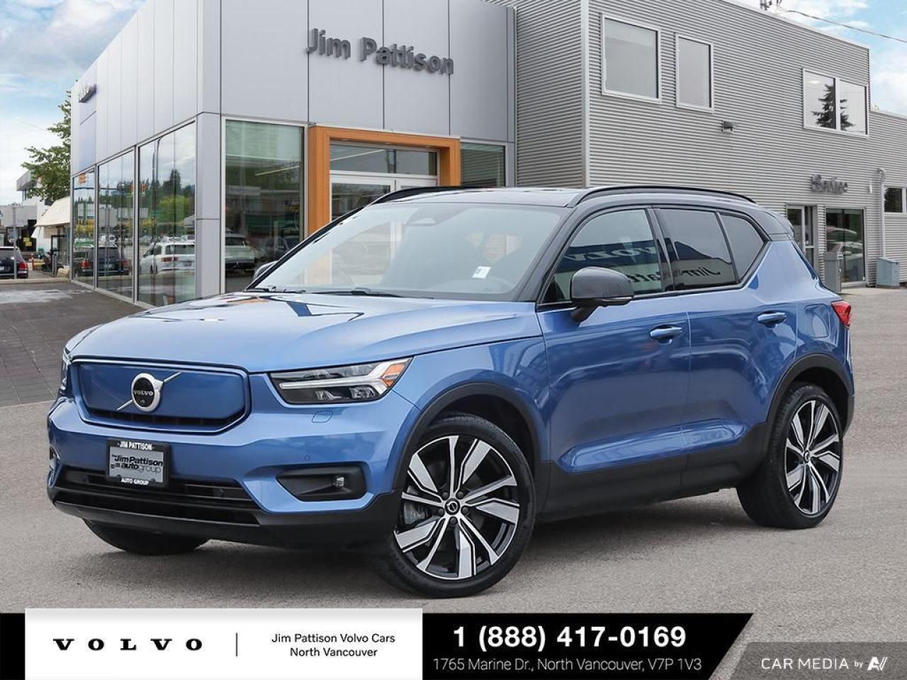 Used 2021 Volvo XC40 Recharge Pure Electric Recharge P8 eAWD - LUXURY EV / FRESH ARRIVAL! for sale in North Vancouver, BC