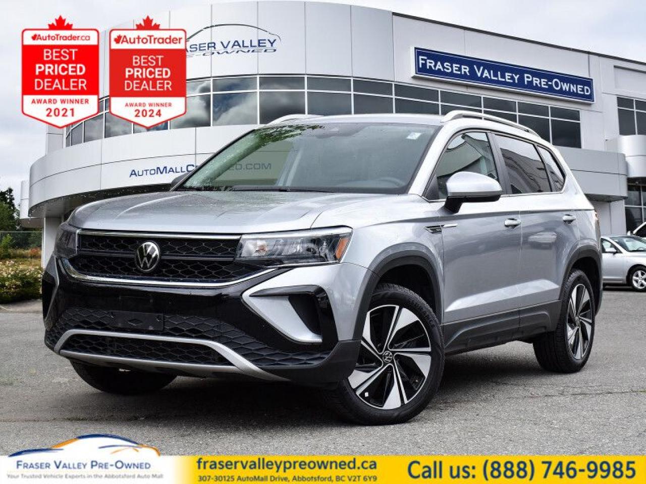 Used 2024 Volkswagen Taos Comfortline 4MOTION  -  Heated Seats for sale in Abbotsford, BC