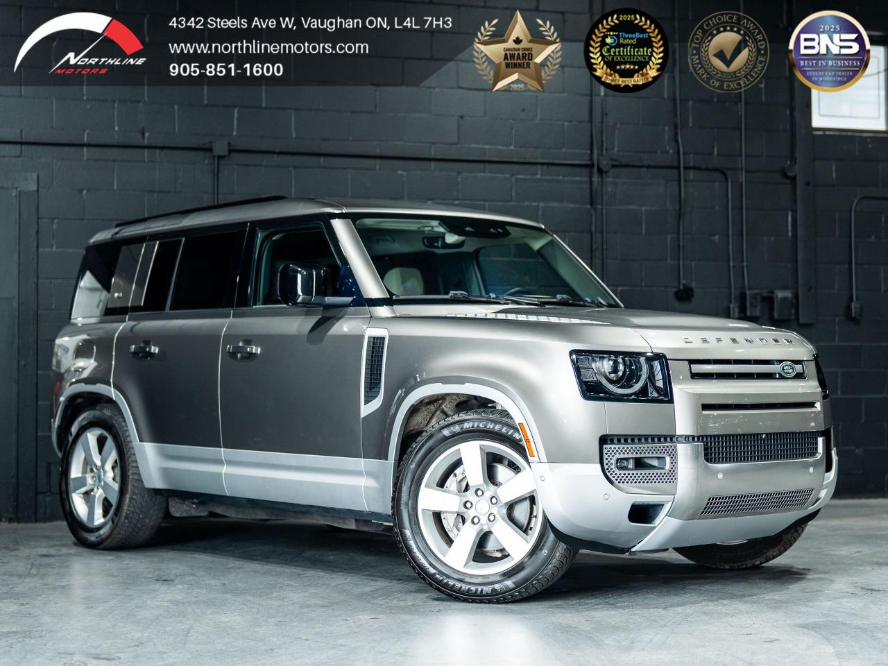 Used 2022 Land Rover Defender 110 SE/PANO/360CAM/MERIDIAN/CARPLAY/CLEAN CARFAX for sale in Vaughan, ON