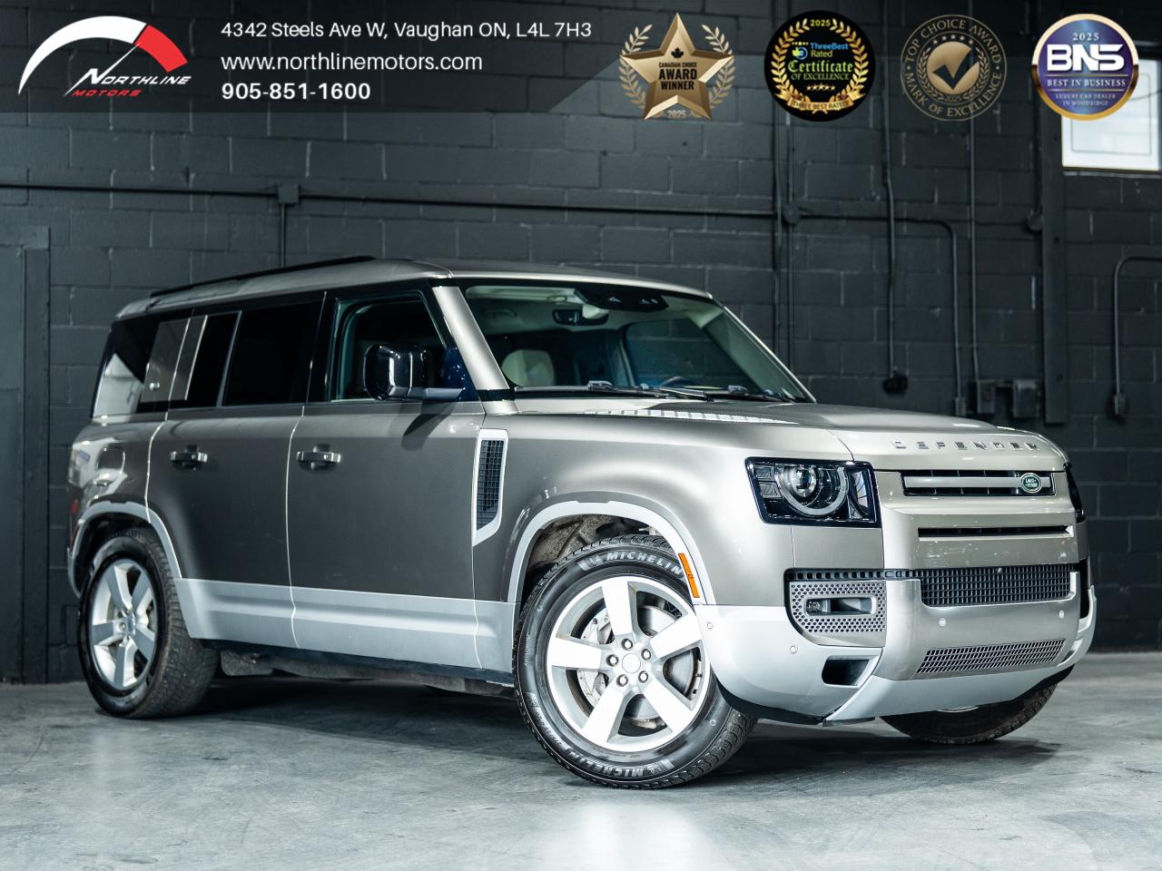 Used 2022 Land Rover Defender 110 SE/PANO/360CAM/MERIDIAN/CARPLAY/CLEAN CARFAX for sale in Vaughan, ON