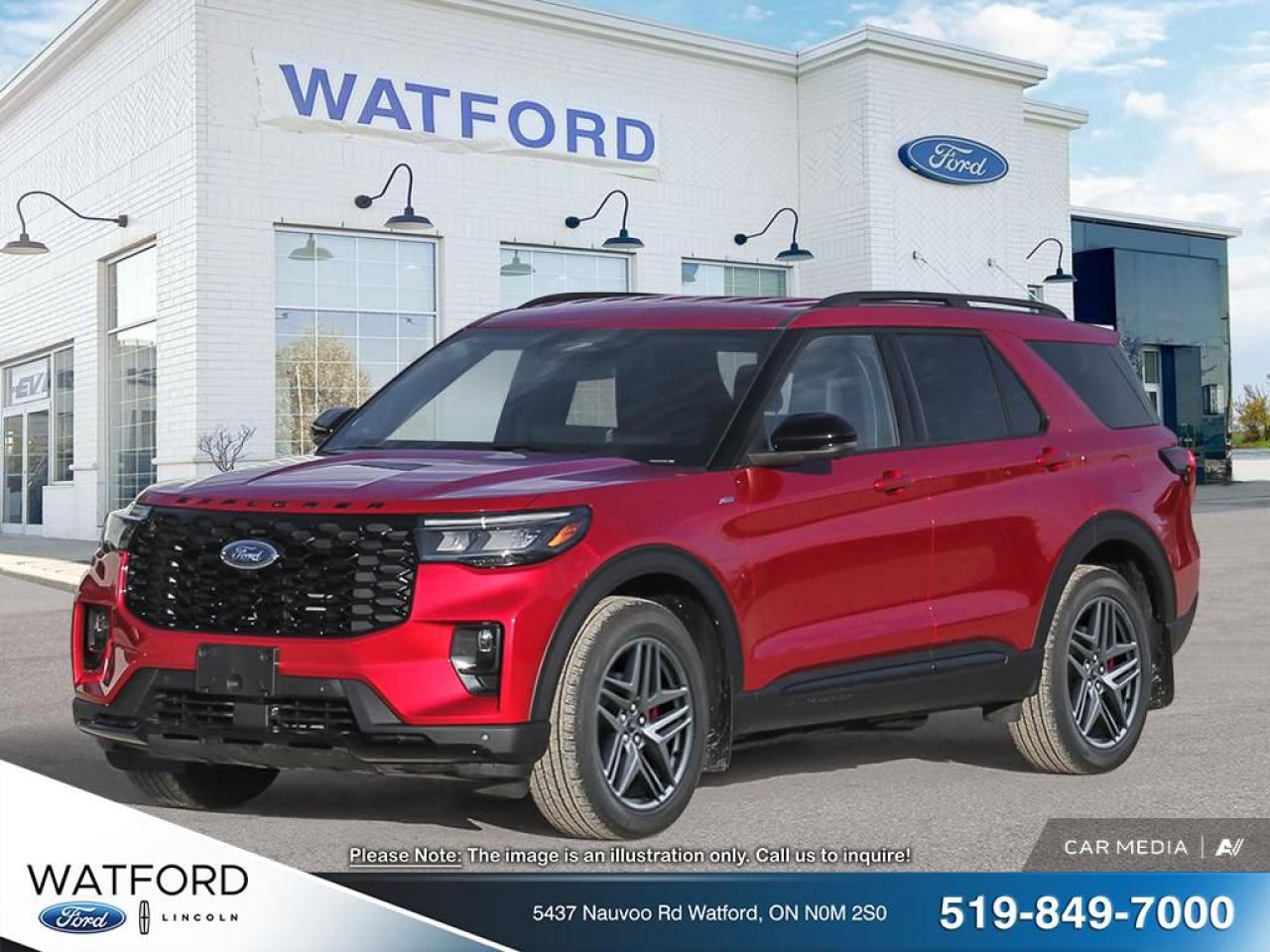 New 2025 Ford Explorer ST-Line for sale in Watford, ON