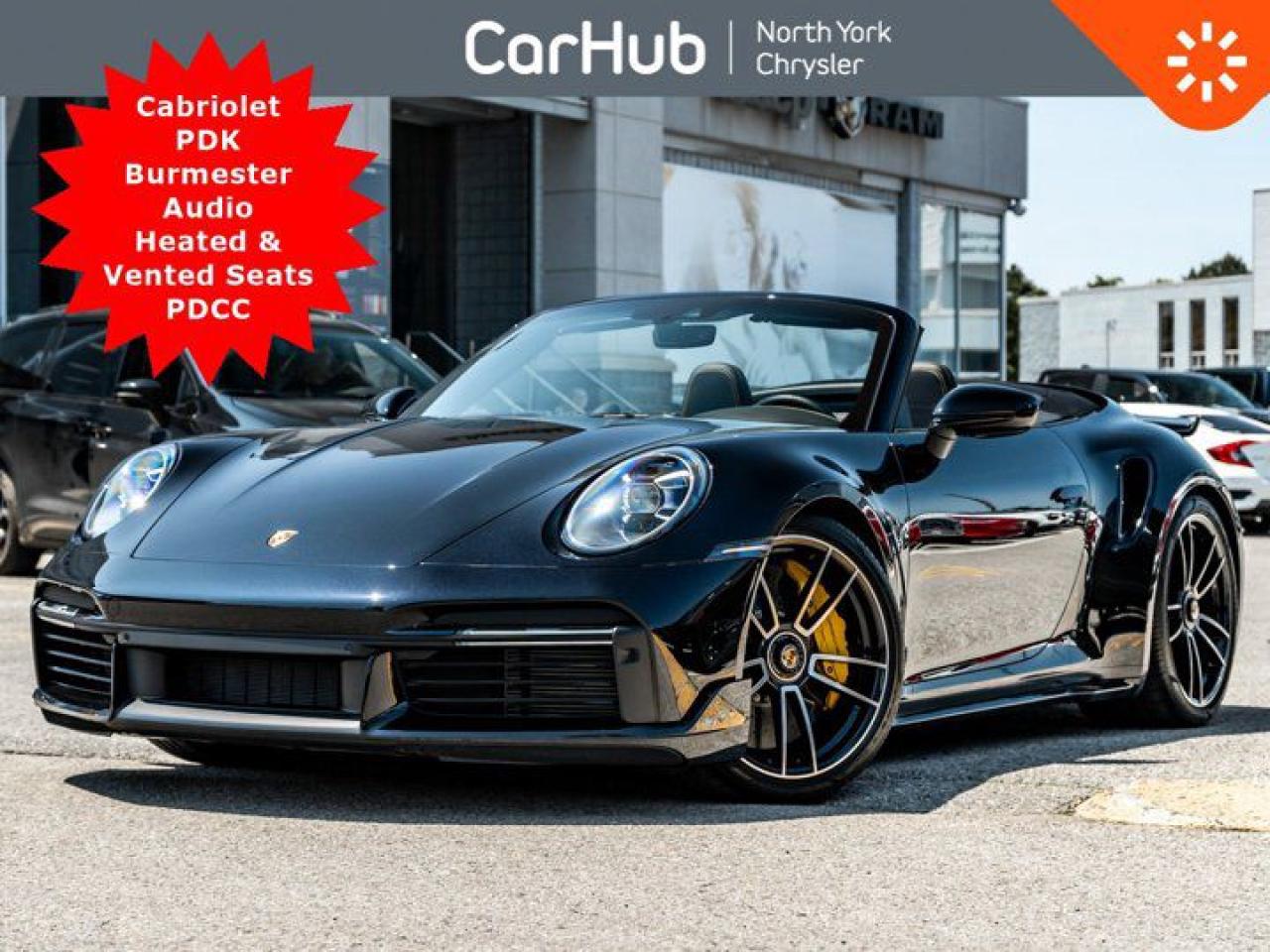Used 2021 Porsche 911 Turbo S Cabriolet PDK Burmester Audio Heated Vented Seats PDCC for sale in Thornhill, ON