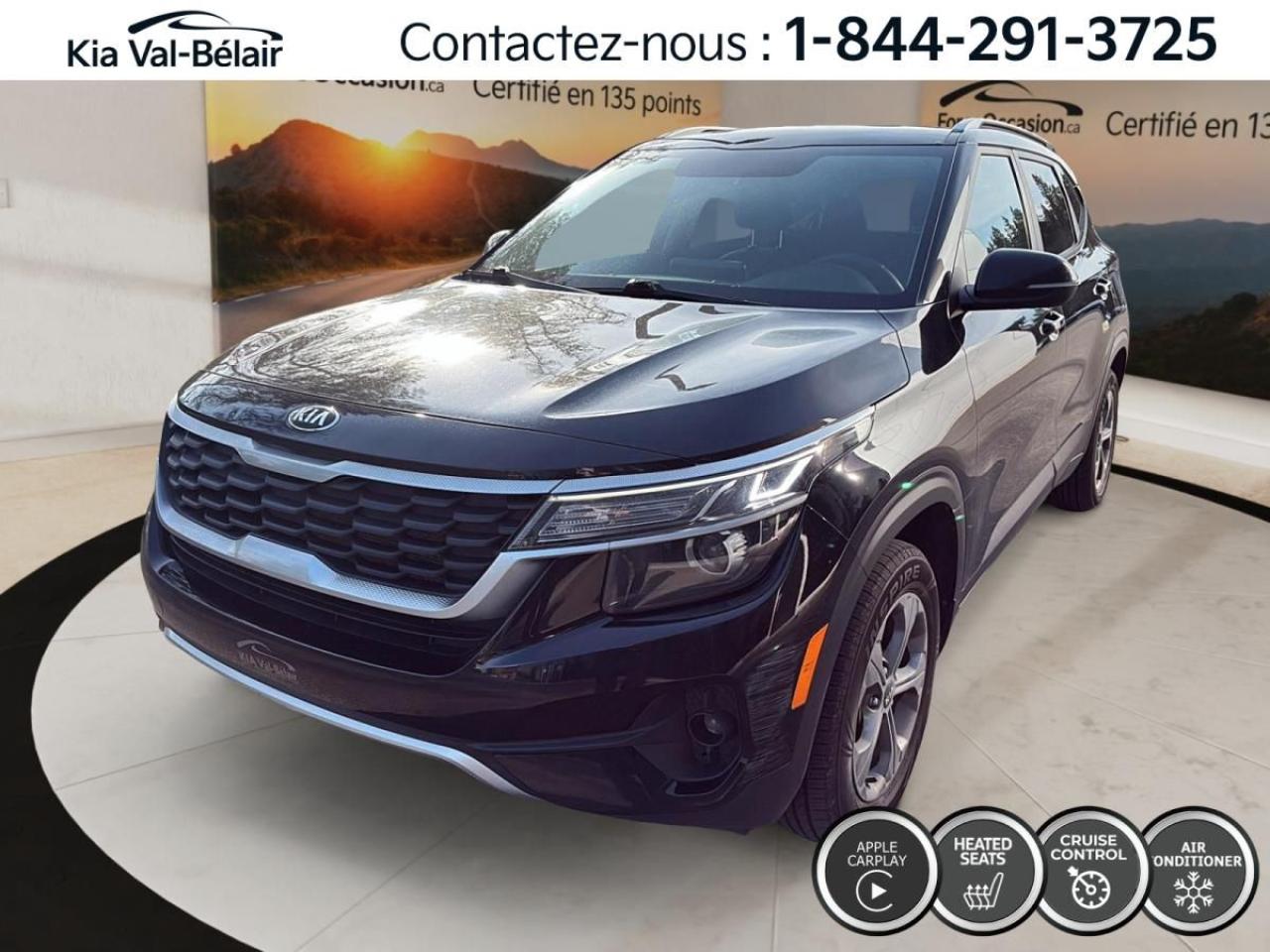 Used 2021 Kia Seltos LX *FWD *CAMÉRA *CARPLAY *CRUISE *SIÈGE CHAUF *A/C for sale in Québec, QC