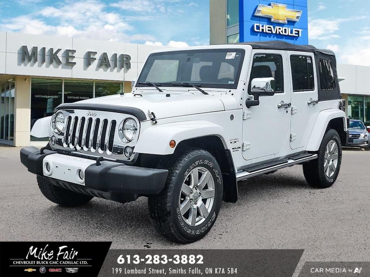 Used 2016 Jeep Wrangler Unlimited Sahara for sale in Smiths Falls, ON