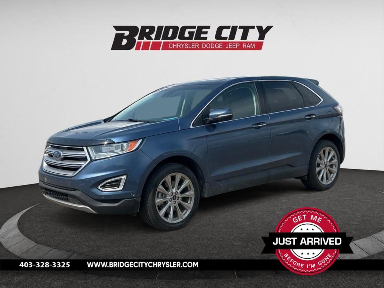 Used 2018 Ford Edge Titanium - Leather Seats -  Bluetooth for sale in Lethbridge, AB