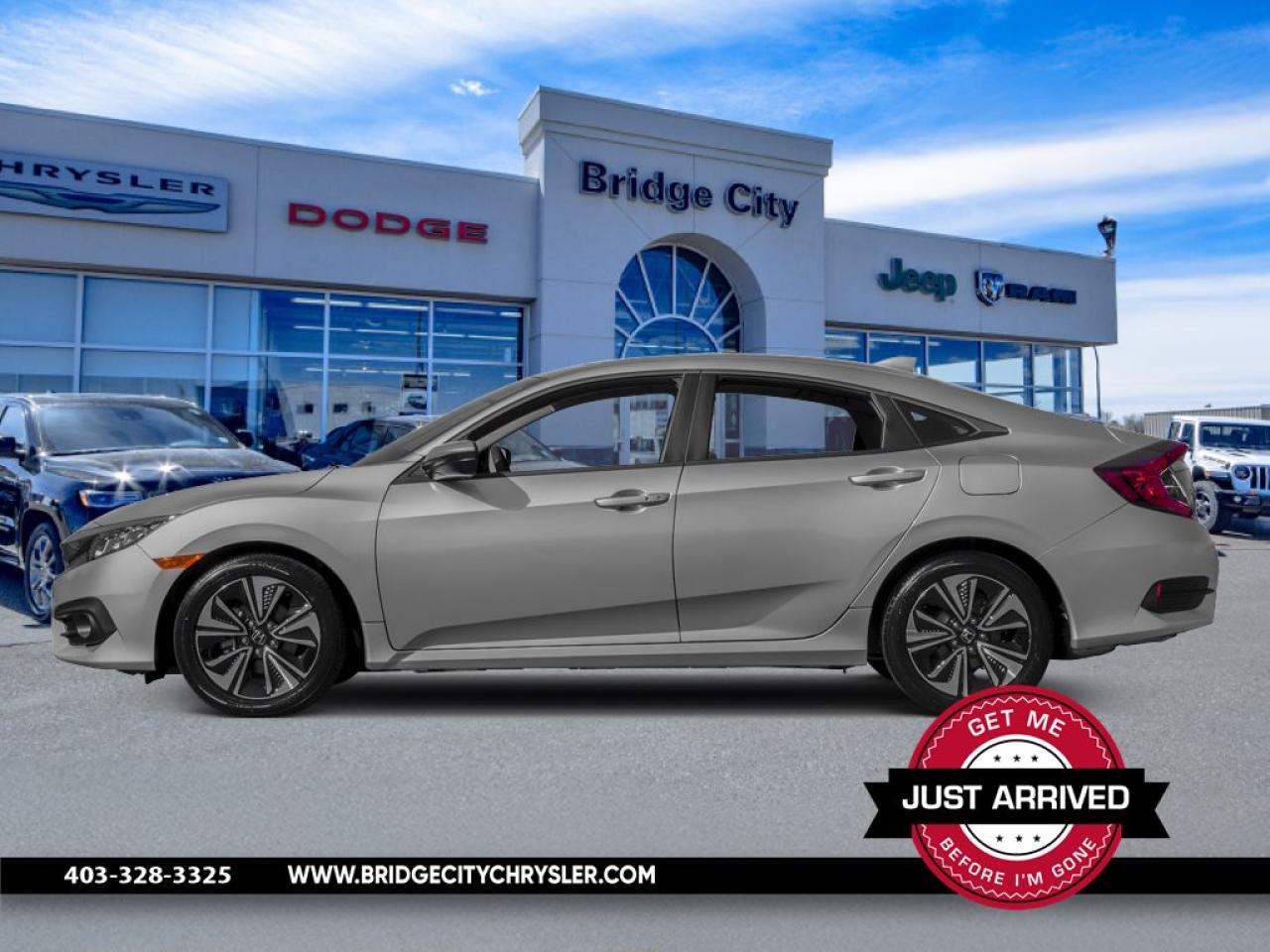 Used 2017 Honda Civic EX-T - Sunroof -  Heated Seats for sale in Lethbridge, AB