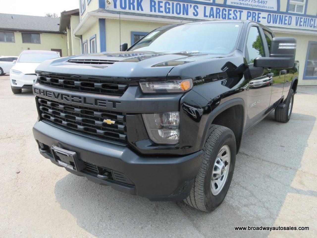 Used 2023 Chevrolet Silverado 3500 1-TON LS-MODEL 6 PASSENGER 6.6L - DURAMAX.. 4X4.. CREW-CAB.. 8-FOOT-BOX.. TRAILER BRAKE.. TOUCH SCREEN DISPLAY.. BACK-UP CAMERA.. BLUETOOTH SYSTEM.. for sale in Bradford, ON