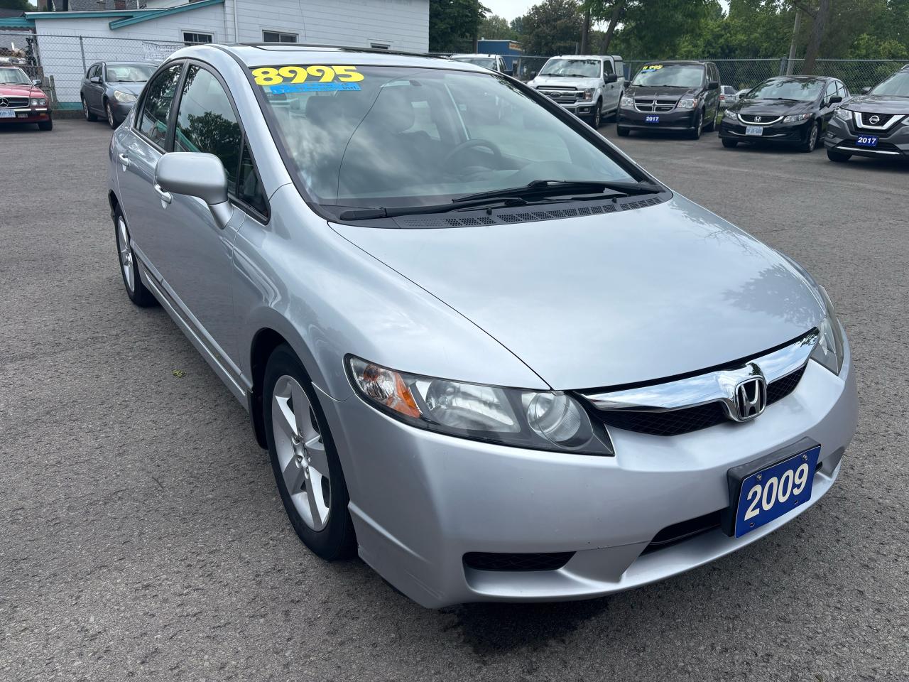 <p>This Honda Civic is a One Owner, Garage Kept, Clean In and Out, No Accidents, Has P. Windows, P. Door Locks, Tilt, Cruise, P. Sunroof, Alloy Wheels, Keyless Entry, Local Trade, New Brakes Installed, New Tires, Only 79,114 Kms, Asking $8,995 Certified and 1 Year Warranty Included.</p><p>All Vehicles Sold At Eds Auto Sales comes with Carfax Report, and Sold Fully Certified, Also Included With Every Certified Vehicle is a *1 Year Power-Train Warranty/*Maximum $5,000 per claim. Weve Been Servicing The Niagara Region Since 1994 (over 30 Years Of Excellence). We Price All Of Our Vehicles Very Competitively And We Strive To EARN Your Business! Stop In And See Ed And Experience The Difference. Give Us A Call at 905-680-4400  To Schedule Your Test Drive Or For More Information visit our website at www.edsautosales.ca</p>
