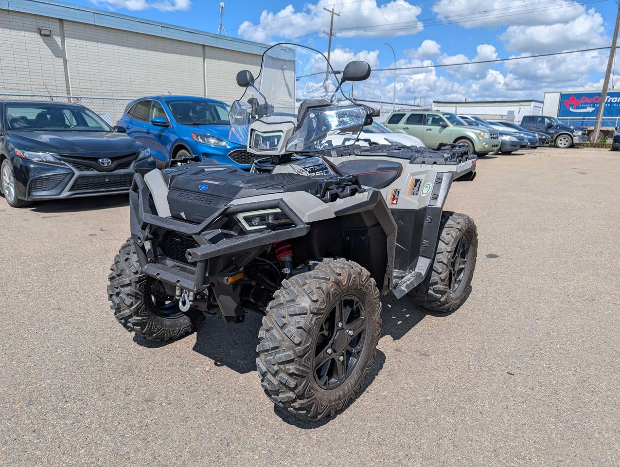 <p data-start=143 data-end=472>The 2023 Polaris Sportsman 850 Ultimate Trail is built for riders who want unmatched power, premium features, and total confidence on any terrain. With a 78 HP ProStar 850 twin-cylinder engine, this ATV delivers serious muscle and instant throttle response &mdash; perfect for steep climbs, deep ruts, and rugged trail systems.</p><p data-start=143 data-end=472>&nbsp;</p><p data-start=474 data-end=541>The Ultimate Trail package brings top-tier upgrades, including:</p><ul data-start=543 data-end=838><li data-start=543 data-end=605><p data-start=545 data-end=605>Electronic Power Steering (EPS) for effortless control</p></li><li data-start=606 data-end=676><p data-start=608 data-end=676>Premium 14&rdquo; aluminum wheels with 27&rdquo; Duro tires for extra grip</p></li><li data-start=677 data-end=734><p data-start=679 data-end=734>LED pod & bumper lighting for enhanced visibility</p></li><li data-start=735 data-end=838><p data-start=737 data-end=838>Arched dual A-arm suspension with 11.5 ground clearance for smooth handling over obstacles</p></li></ul><p data-start=840 data-end=1129>&nbsp;</p><p data-start=840 data-end=1129>Designed to work just as hard as it plays, the Sportsman 850 features 1,500 lbs of towing capacity, rack extenders, and on-demand AWD with Engine Braking System (EBS) and Active Descent Control (ADC) &mdash; giving you complete control in both technical and downhill terrain.</p><p data-start=840 data-end=1129>&nbsp;</p><p data-start=1131 data-end=1296>Contact us today to explore financing options and fast delivery across Canada. The 2023 Sportsman 850 Ultimate Trail &mdash; where power meets premium performance.</p>