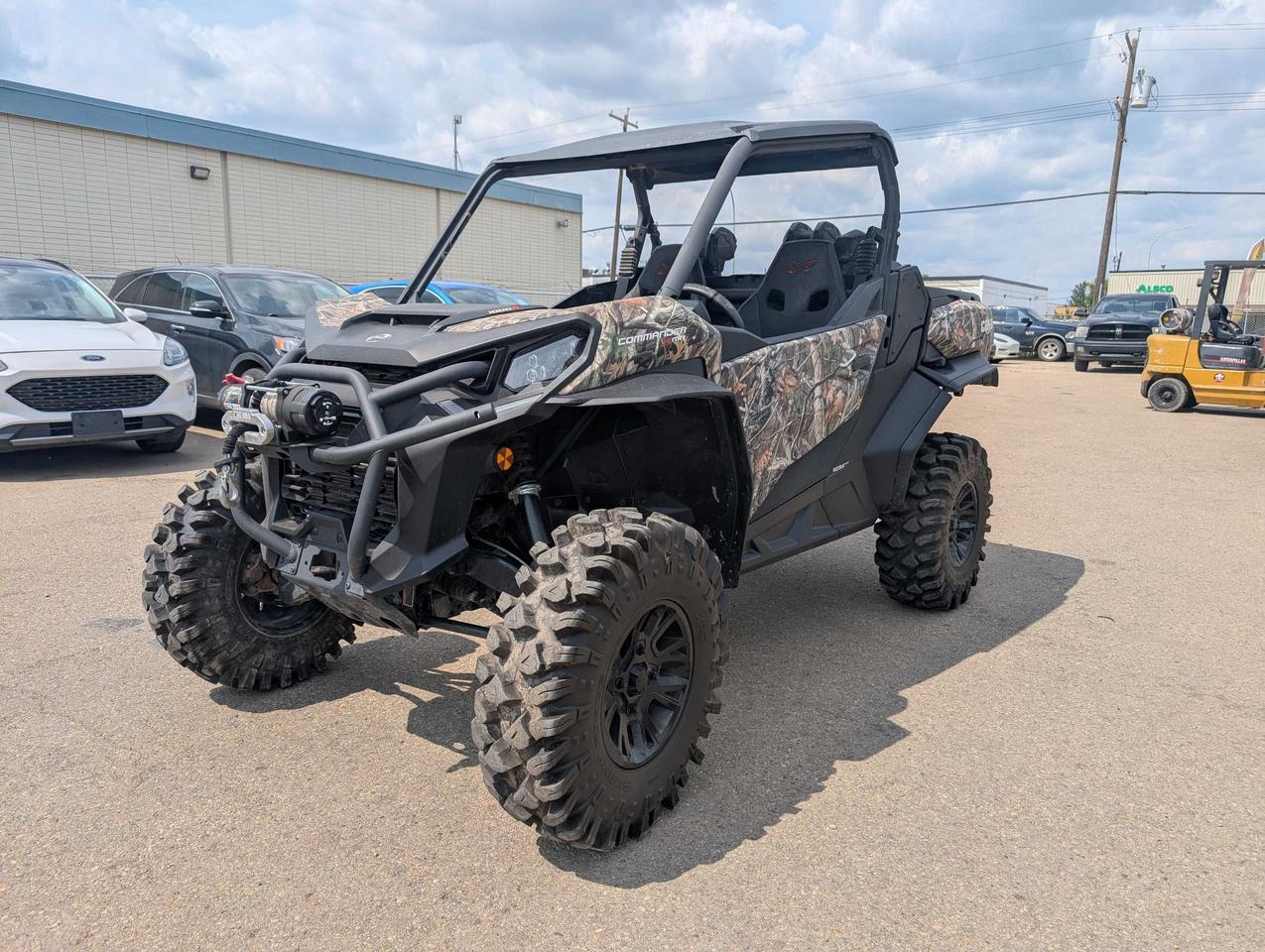 <p data-start=130 data-end=451>The 2024 Can-Am Commander X MR 1000R is the ultimate mud-performance side-by-side &mdash; built tough, tuned for torque, and ready for the deepest ruts and wildest trails. With a 100-horsepower Rotax&reg; 1000R V-Twin engine, this beast delivers instant power and trail-crushing performance every time you hit the throttle.</p><p data-start=130 data-end=451>&nbsp;</p><p data-start=453 data-end=511>Engineered for mud domination, it comes fully loaded with:</p><ul data-start=513 data-end=965><li data-start=513 data-end=583><p data-start=515 data-end=583>Snorkeled engine and CVT intakes for deep water and mud riding</p></li><li data-start=584 data-end=660><p data-start=586 data-end=660>30 ITP Cryptid tires on 15 aluminum wheels for aggressive grip</p></li><li data-start=661 data-end=742><p data-start=663 data-end=742>Smart-Lok&trade; front differential with Mud Mode for enhanced traction control</p></li><li data-start=743 data-end=814><p data-start=745 data-end=814>Arched double A-arm suspension with 15&rdquo; of ground clearance</p></li><li data-start=815 data-end=889><p data-start=817 data-end=889>FOX 2.5 Podium Piggyback shocks for superior dampening and control</p></li><li data-start=890 data-end=965><p data-start=892 data-end=965>4,500-lb factory-installed winch and reinforced X MR front bumper</p></li></ul><p data-start=967 data-end=1186>&nbsp;</p><p data-start=967 data-end=1186>It also features a tilting cargo box (600 lb capacity), 2,000 lb towing rating, full skid plate coverage, and Can-Am&rsquo;s aggressive X MR styling &mdash; combining utility, sport, and attitude in one unstoppable package.</p><p data-start=475 data-end=791>&nbsp;</p><p data-start=1188 data-end=1272>Contact us today to learn more about financing options and Canada-wide delivery.</p>