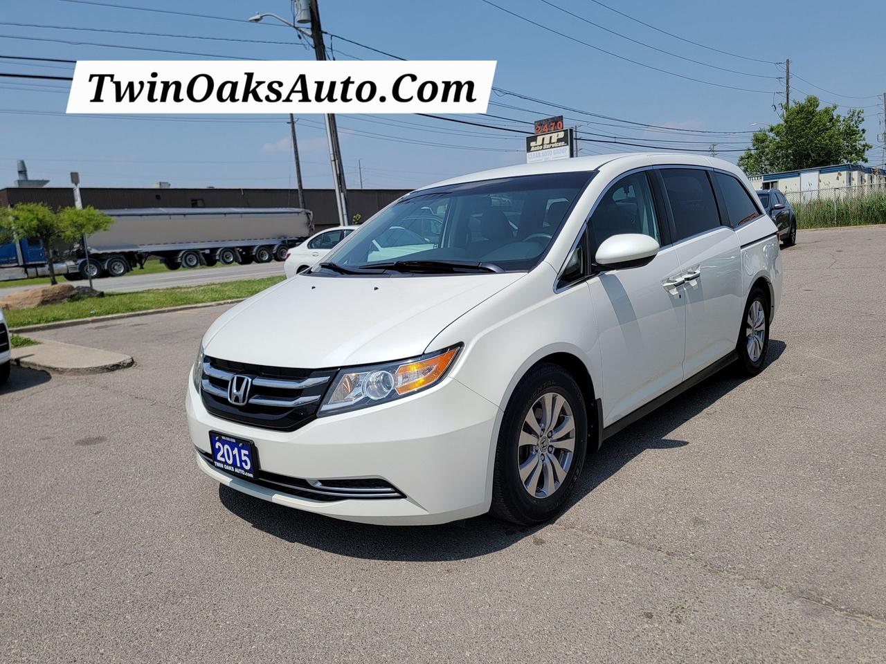<p data-start=93 data-end=177><strong data-start=93 data-end=177>For Sale: 2015 Honda Odyssey EX &ndash; 8 Passenger | Power Sliding Doors | Very Clean</strong></p><p data-start=179 data-end=403>Versatile, spacious, and built with Honda&rsquo;s legendary reliability &mdash; this 2015 Honda Odyssey EX is the perfect family hauler. Exceptionally clean inside and out, this van offers room for 8 passengers and a smooth, quiet ride.</p><p data-start=405 data-end=431><strong data-start=405 data-end=431>Highlights & Features:</strong></p><ul data-start=432 data-end=971><li data-start=432 data-end=489><p data-start=434 data-end=489>3.5L V6 engine with smooth and responsive performance</p></li><li data-start=490 data-end=553><p data-start=492 data-end=553>8-passenger seating with versatile second-row configuration</p></li><li data-start=554 data-end=598><p data-start=556 data-end=598>Dual power sliding doors for easy access</p></li><li data-start=599 data-end=637><p data-start=601 data-end=637>Tri-zone automatic climate control</p></li><li data-start=638 data-end=678><p data-start=640 data-end=678>Heated front seats for added comfort</p></li><li data-start=679 data-end=726><p data-start=681 data-end=726>Rearview camera for safe and easy reversing</p></li><li data-start=727 data-end=750><p data-start=729 data-end=750>Power driver&rsquo;s seat</p></li><li data-start=751 data-end=795><p data-start=753 data-end=795>Bluetooth hands-free and audio streaming</p></li><li data-start=796 data-end=845><p data-start=798 data-end=845>HondaLink infotainment system with 8 display</p></li><li data-start=846 data-end=886><p data-start=848 data-end=886>Push-button start with proximity key</p></li><li data-start=887 data-end=918><p data-start=889 data-end=918>Alloy wheels and fog lights</p></li><li data-start=919 data-end=971><p data-start=921 data-end=971>Cruise control and steering-wheel audio controls</p></li></ul><p data-start=973 data-end=1133>Well-maintained and ready for the road, this Odyssey EX is a practical and comfortable solution for growing families. Contact us to schedule a test drive today.</p><p><strong>Additional Certification Cost</strong>: The full certification cost for this vehicle is <strong>$790 + HST</strong>.</p><p><strong>What&rsquo;s Included with Certification</strong>:</p><ul><li>The vehicle will be delivered with a <strong>valid safety certification</strong> and a <strong>36-day safety item warranty</strong> for your peace of mind.</li><li>A <strong>fresh oil change</strong> will be performed, and all fluids will be topped up.</li><li>The vehicle will be <strong>professionally detailed</strong>, ensuring it looks and feels like new when you pick it up.</li></ul><p>At <strong>Twin Oaks Auto</strong>, we are committed to providing a <strong>hassle-free car buying experience</strong>. From your first inquiry to driving off in your new car, our goal is to get you on the road quickly and stress-free!</p><p><strong>Financing Options Available!</strong><br />Flexible financing options are available to suit your needs. Contact us for more details.</p><p><strong>Contact Us Today</strong>:<br />📞 <strong>Call Us</strong>: 905-339-3330<br />📍 <strong>Location</strong>: 2470 Royal Windsor Drive, Oakville, Ontario, L6J 7Y2</p><p><br />(Conveniently located between Ford Drive and Winston Churchill Blvd.)</p><p><strong>More Information</strong>:<br />Visit our website at <strong><a href=http://www.twinoaksauto.com>TwinOaksAuto.com</a></strong> to view additional pictures, explore our inventory, and access CARFAX reports.</p><p>&nbsp;</p>