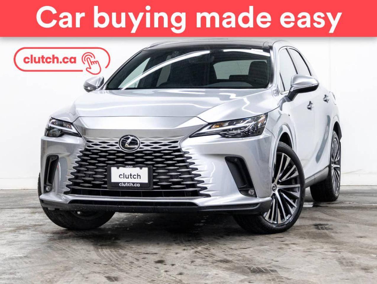 Used 2024 Lexus RX 350h Luxury AWD w/ Apple CarPlay, Panoramic Moonroof, Nav for sale in Toronto, ON