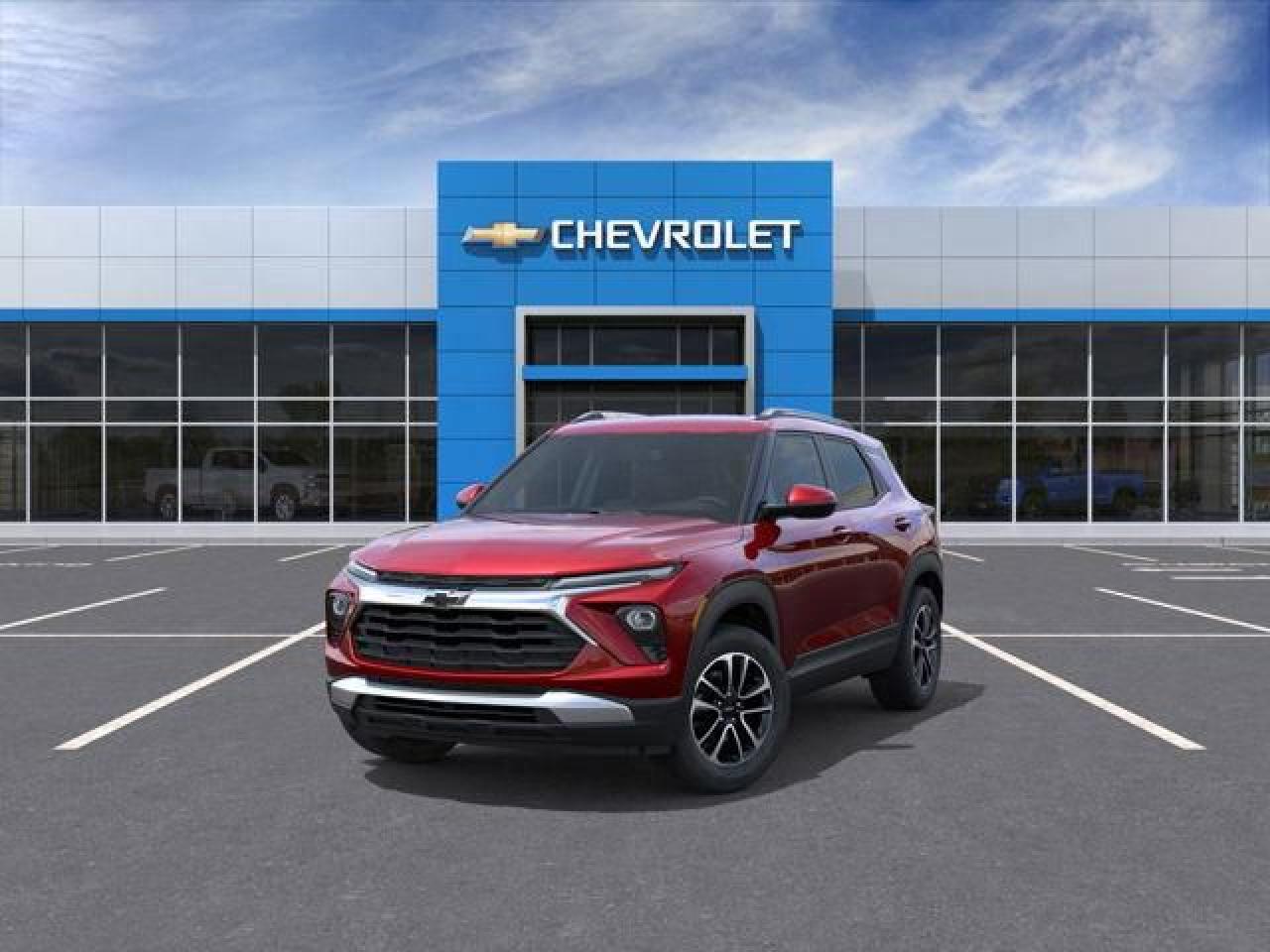 New 2026 Chevrolet TrailBlazer |APEX RED|ECOTEC 1.3L TURBO|, 9-SPD|ALL WEATHER FLOOR LINERS (DEALER INSTALLED)|BLACK BOWTIES (DEALER INSTALLED)|TIRE, COMPACT SPARE 16|PREF EQUIP GROUP for sale in Tillsonburg, ON