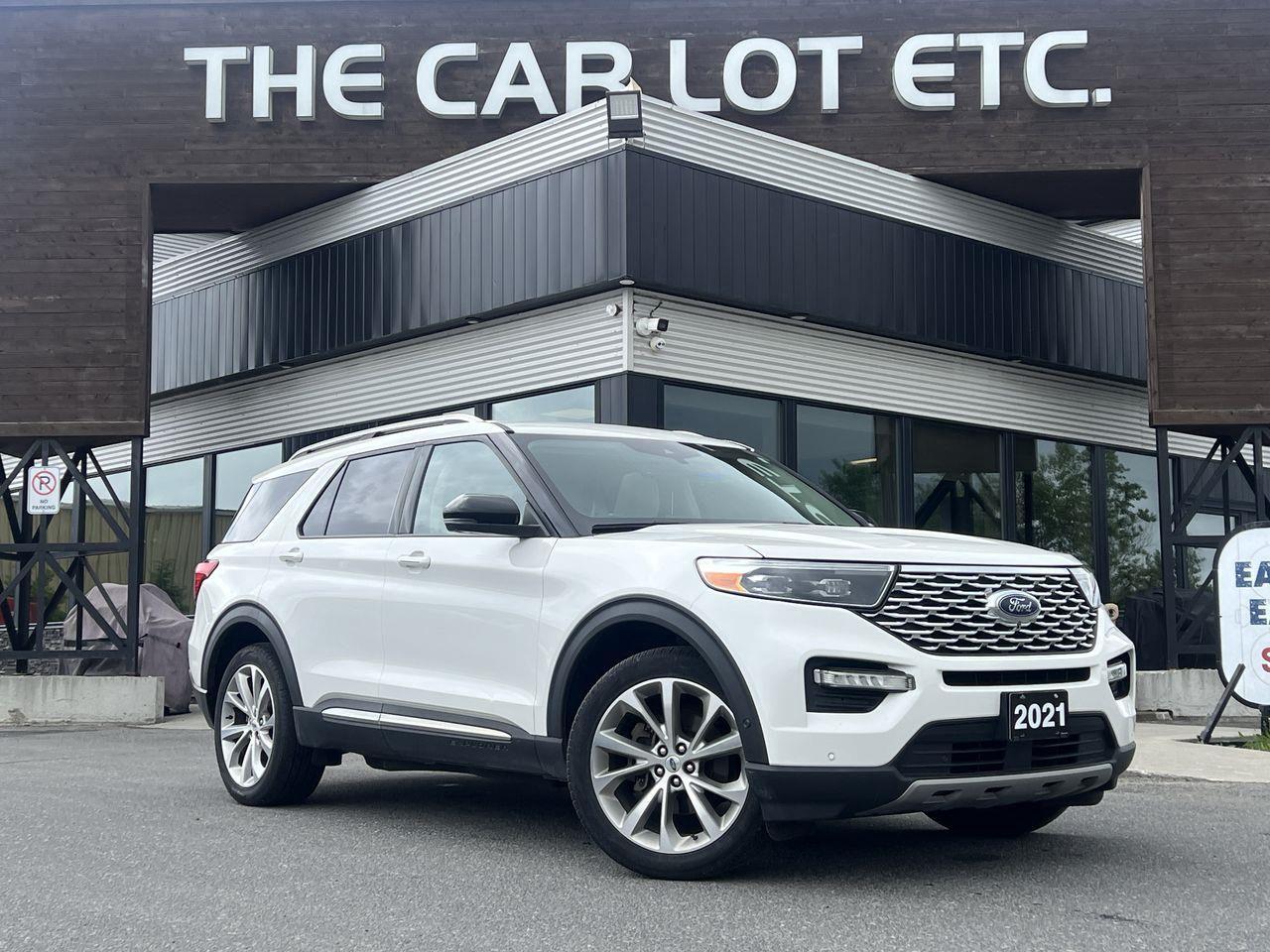 Used 2021 Ford Explorer Platinum 3RD ROW, HEATED LEATHER (MASSAGING) SEATS & STEERING WHEEL, NAV, MOONROOF, BACK UP CAM!! for sale in Sudbury, ON