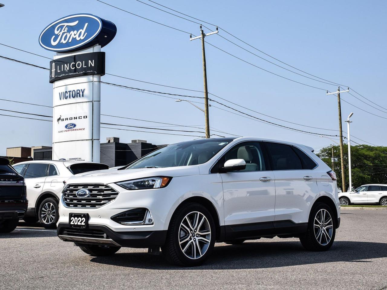 Used 2022 Ford Edge Titanium Less than 10,000KM! | Panoroof | for sale in Chatham, ON