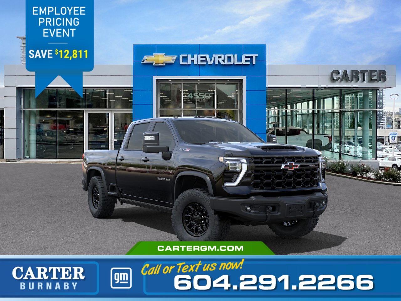New 2025 Chevrolet Silverado 2500 HD ZR2 4WD | SAVE $12,811!/POWER UP & DOWN TAILGATE for sale in Burnaby, BC