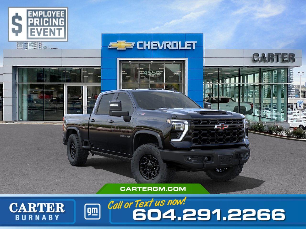 New 2025 Chevrolet Silverado 2500 HD ZR2 4WD | SAVE $12,811/POWER UP & DOWN TAILGATE for sale in Burnaby, BC