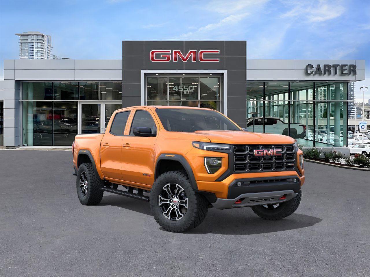 New 2025 GMC Canyon AT4 4WD | 2.7L TURBOMAX ENGINE/TRAILERING SYSTEM for sale in Burnaby, BC