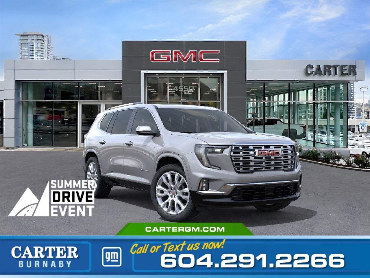 New 2025 GMC Acadia DENALI AWD | Beat the Tariffs—Lock In Your Price! for sale in Burnaby, BC