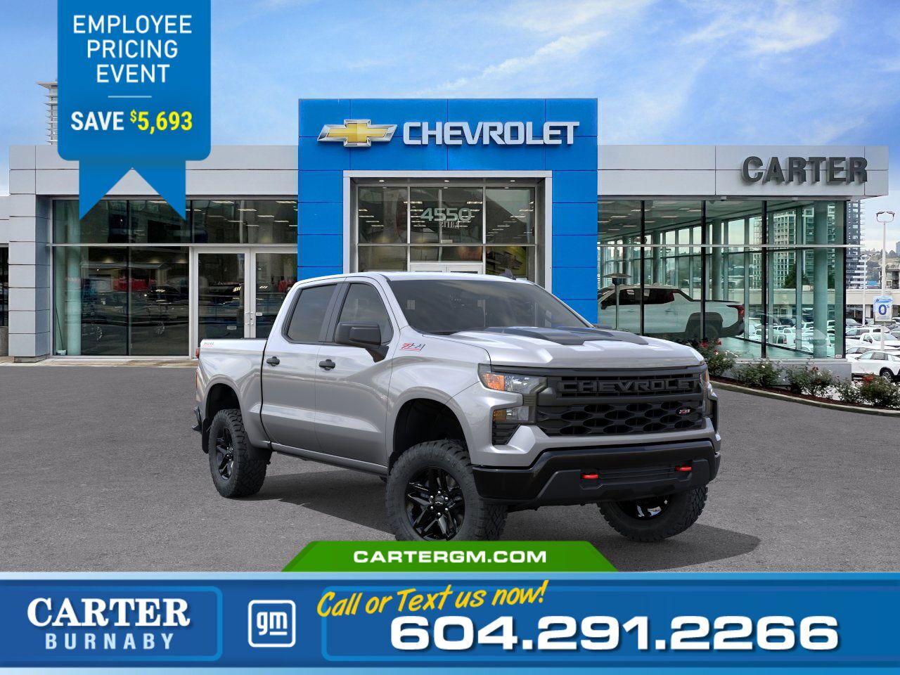 New 2025 Chevrolet Silverado 1500 Custom Trail Boss for sale in Burnaby, BC