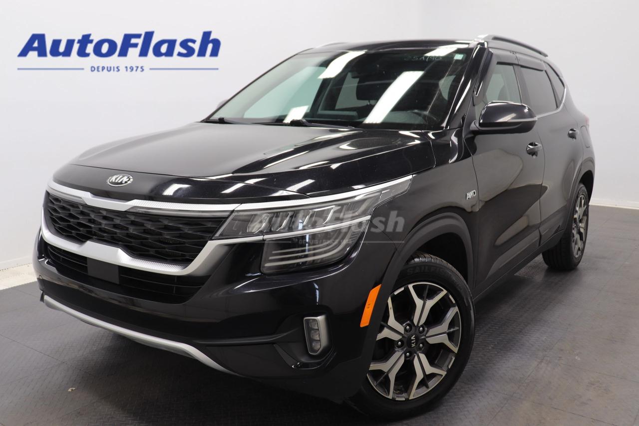 Used 2021 Kia Seltos EX PREMIUM 2.0L, CUIR, TOIT OUVRANT, SIEGES CHAUFF for sale in Saint-Hubert, QC